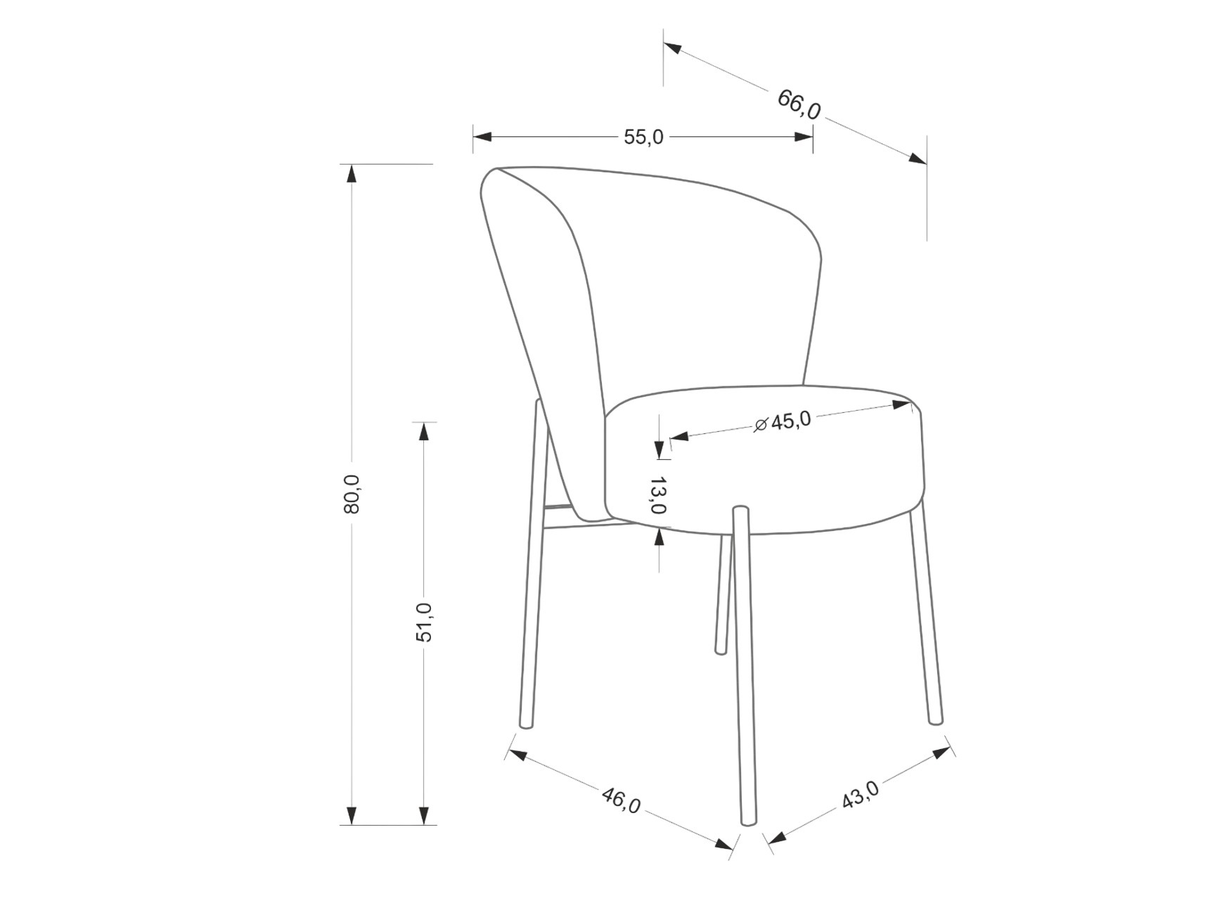 Krēsls Houston 2034 (Bēšs)