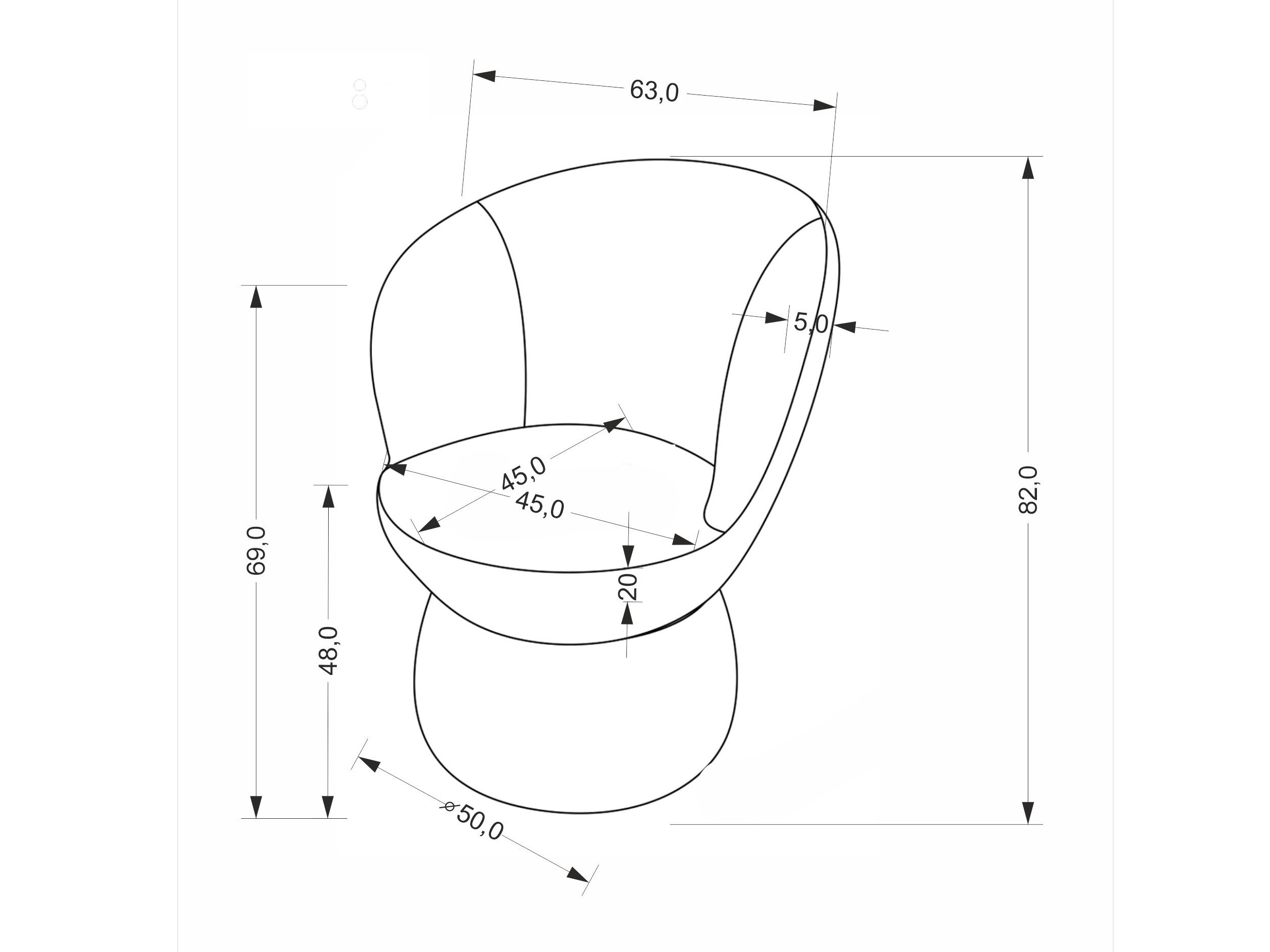Krēsls Houston 2082 (Bēšs)