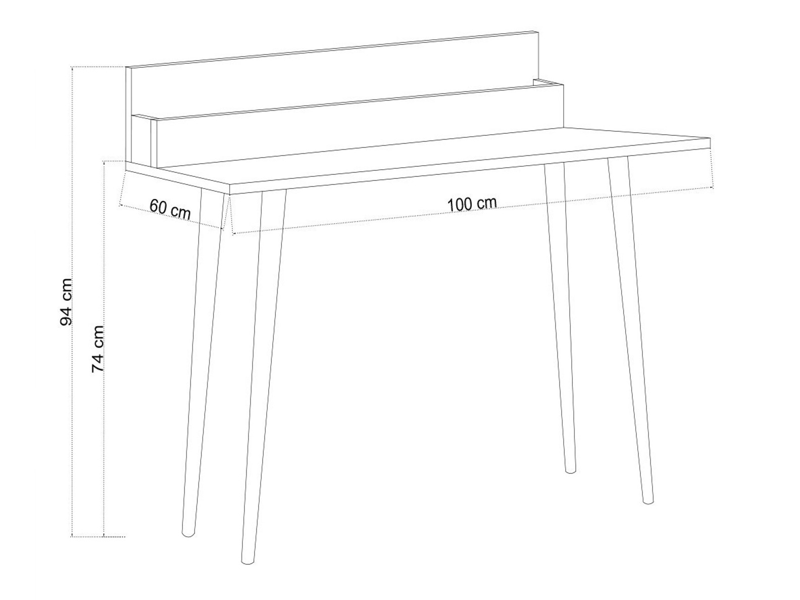Rakstāmgalds Asheboro 180