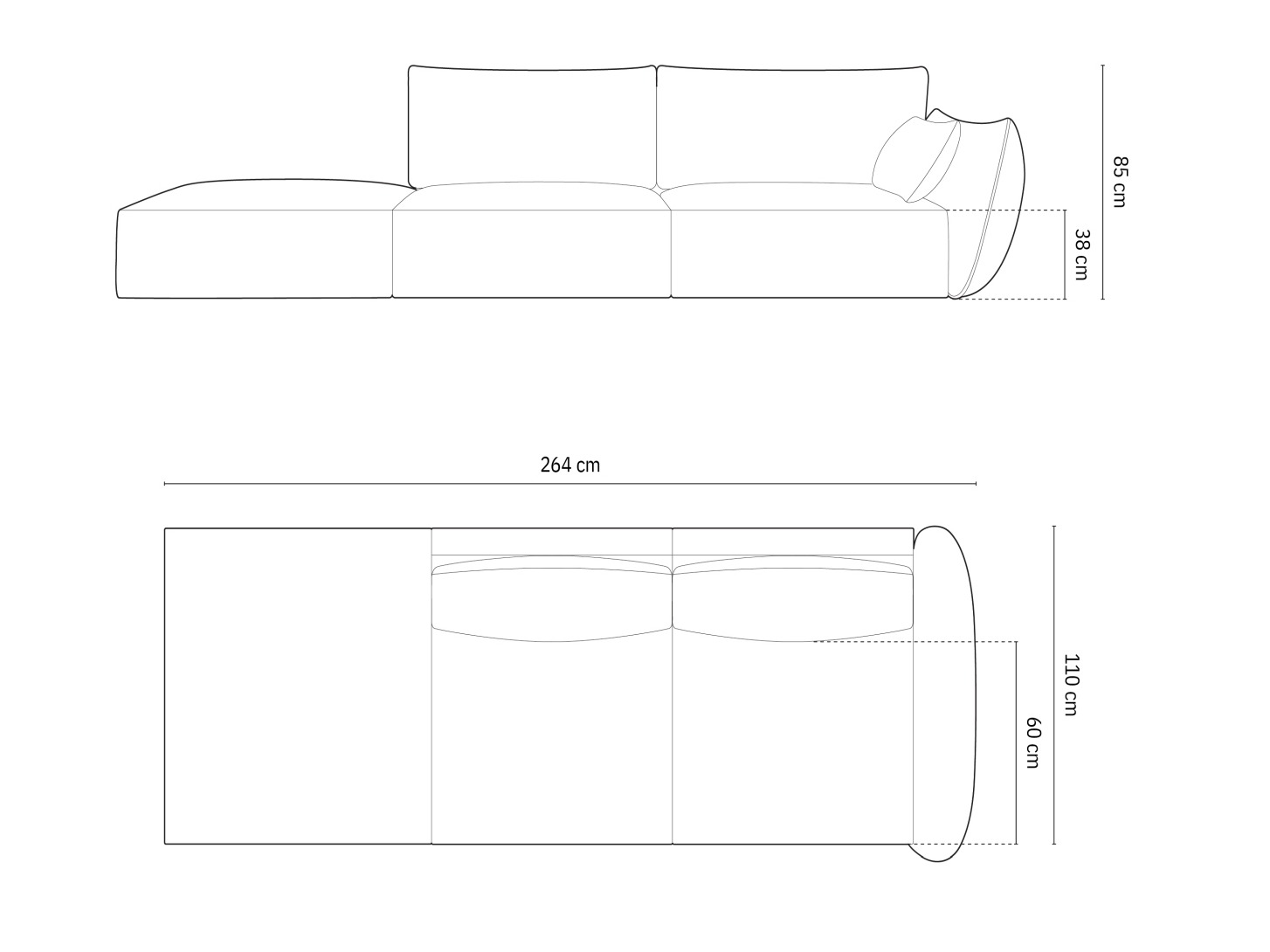 Диван Delflou 106 (Bluvel 10)