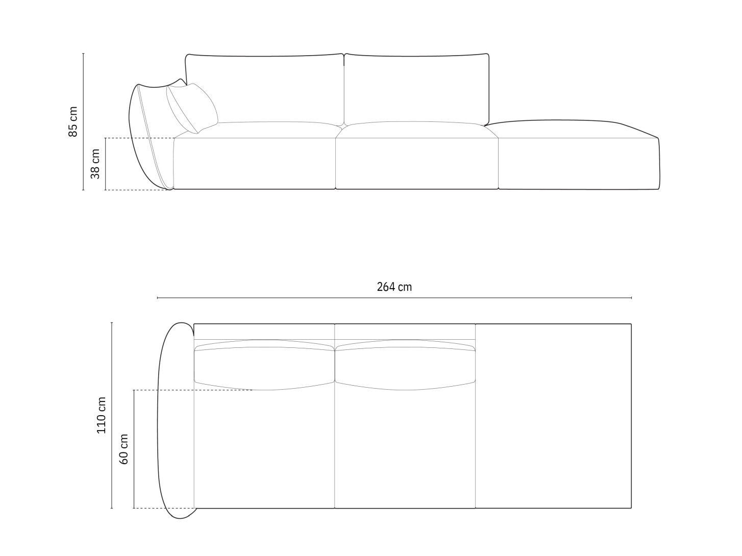 Диван Delflou 106 (Bluvel 19)