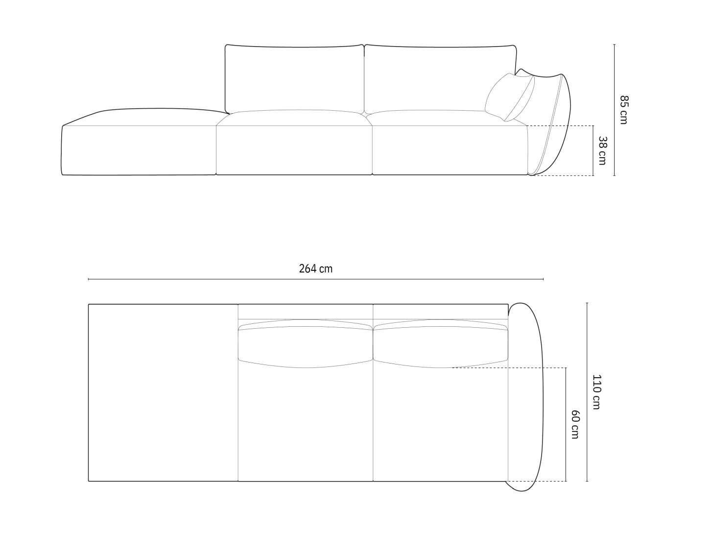 Диван Delflou 106 (Bluvel 19)