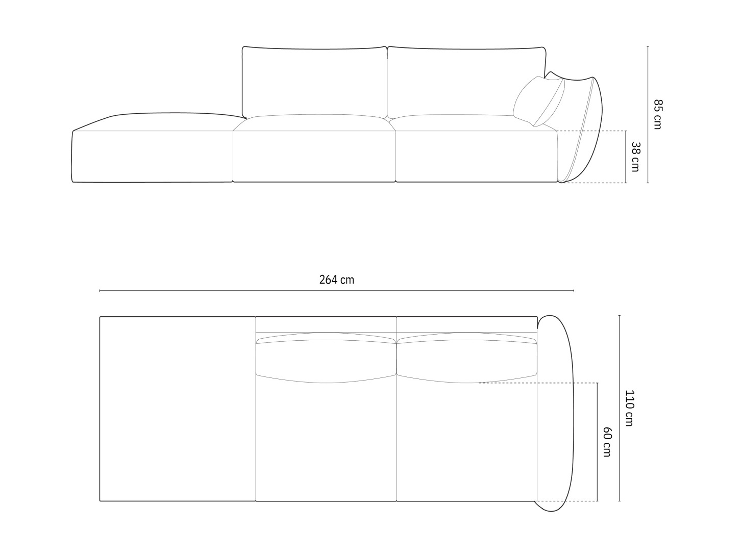Диван Delflou 106 (Bluvel 22)