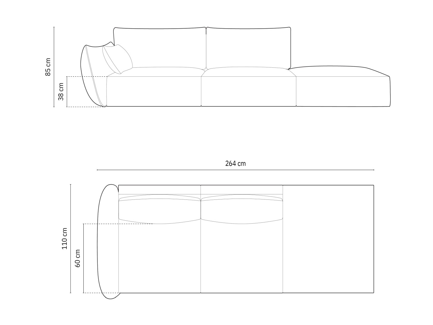 Диван Delflou 106 (Bluvel 22)