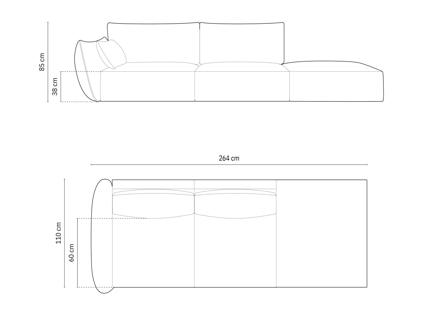 Dīvāns Delflou 106 (Over The Horizon 38)