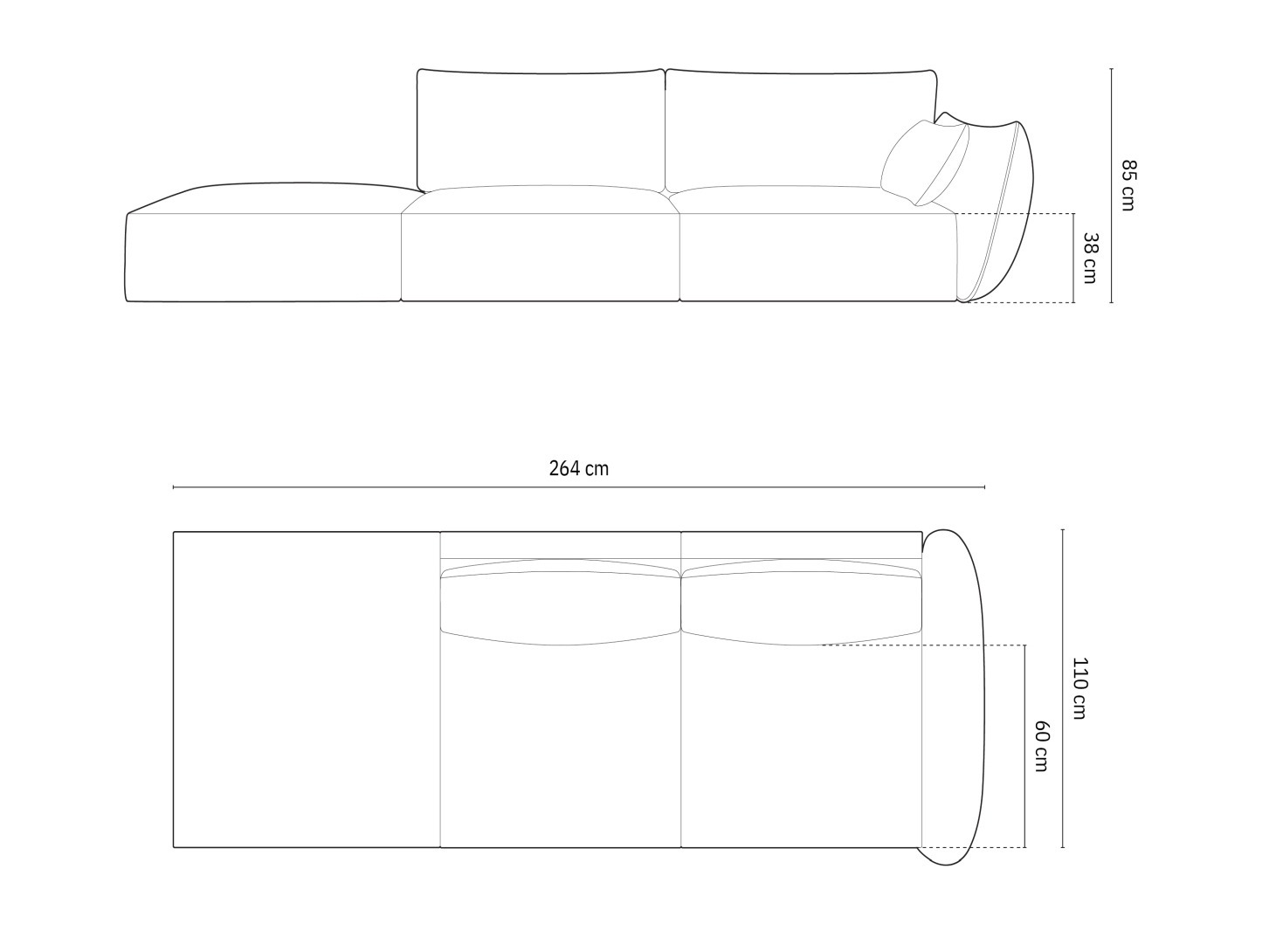 Dīvāns Delflou 106 (Over The Horizon 57)