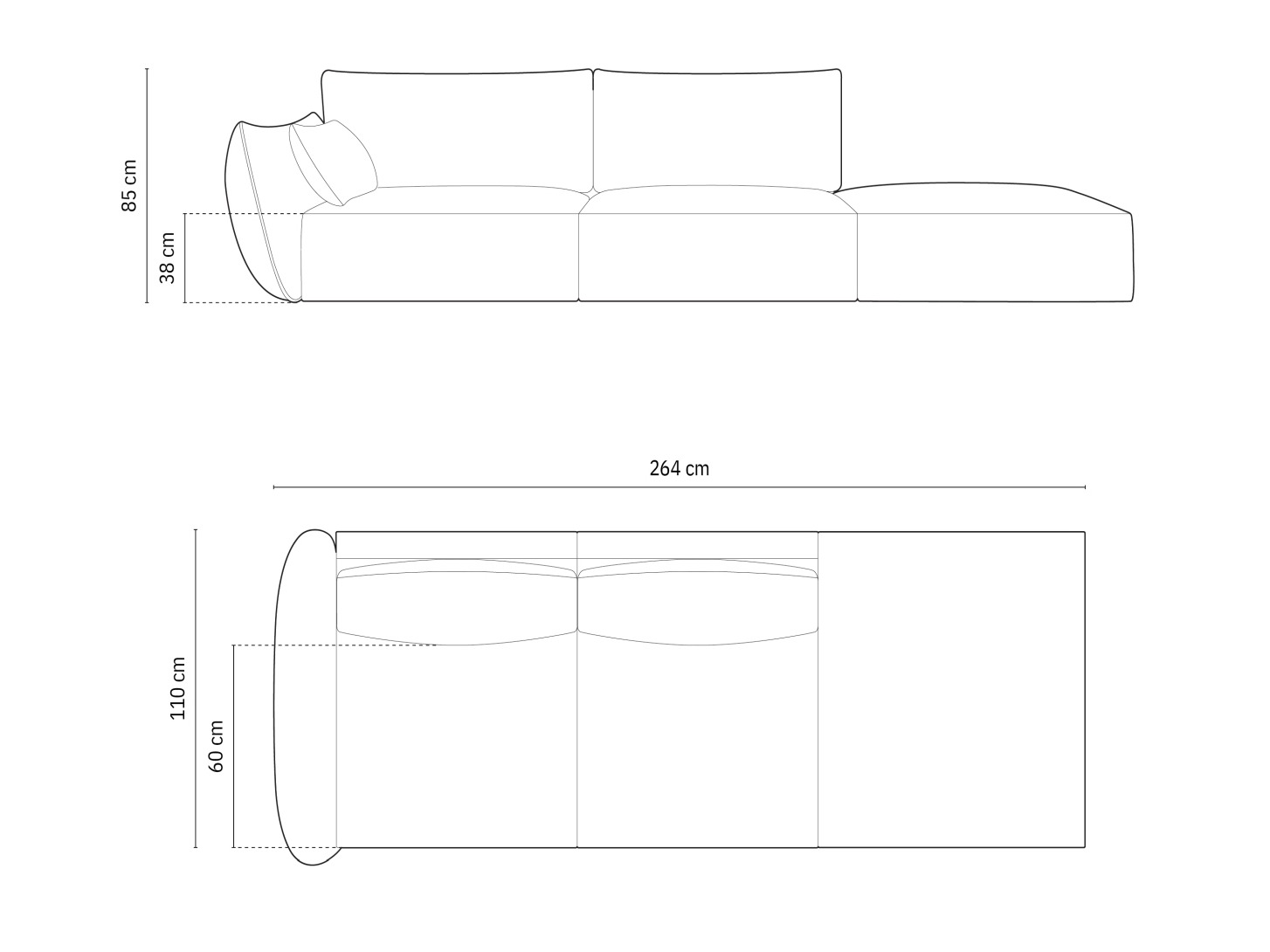 Dīvāns Delflou 106 (Over The Horizon 57)