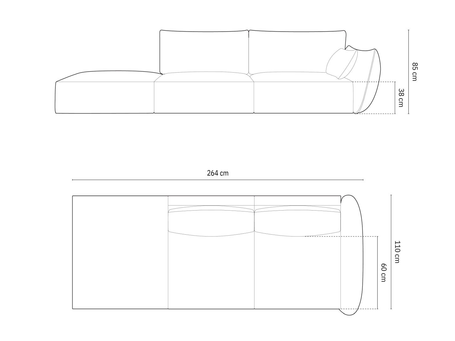 Dīvāns Delflou 106 (Over The Horizon 97)
