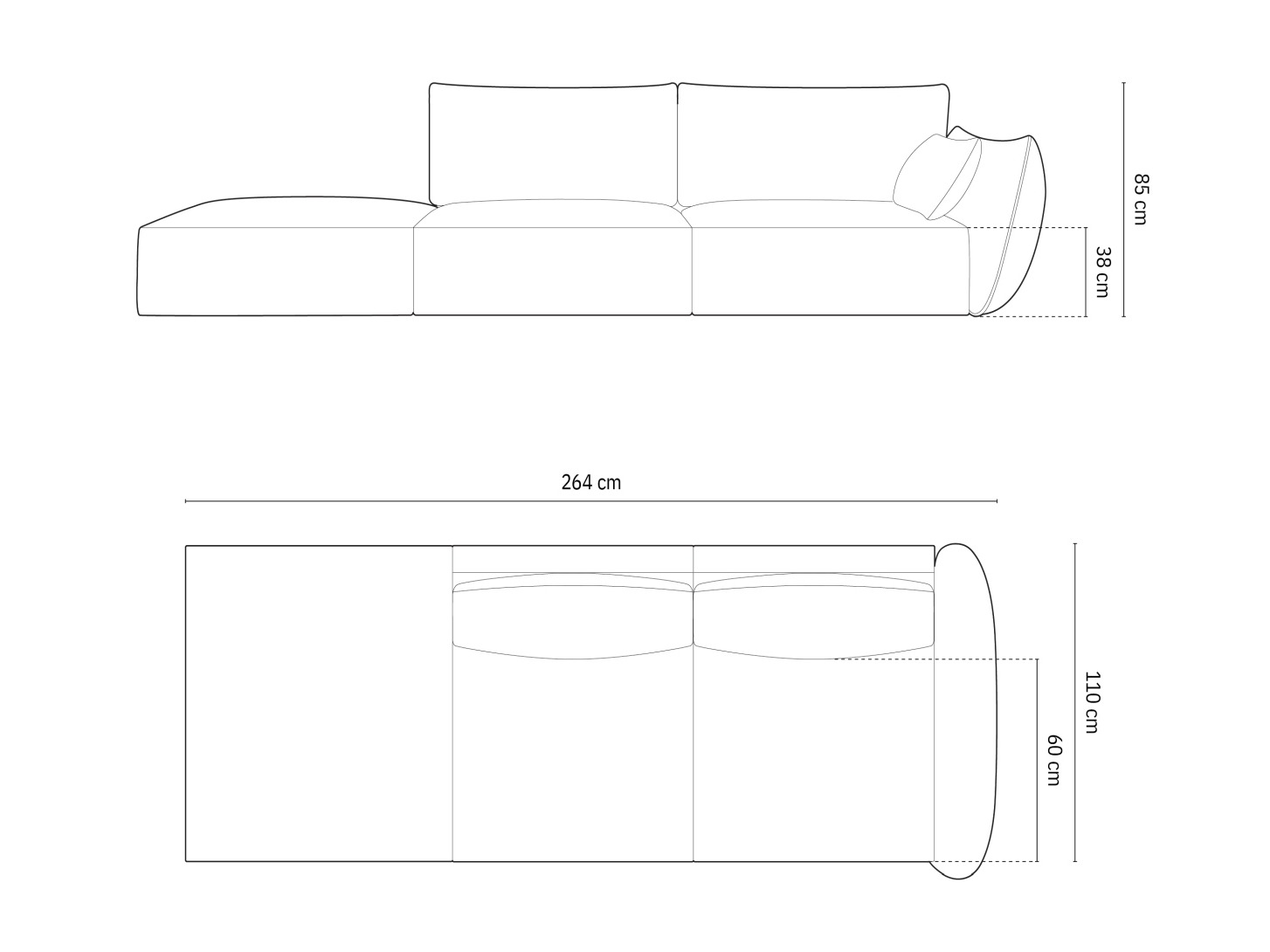 Dīvāns Delflou 106 (Over The Horizon 99)