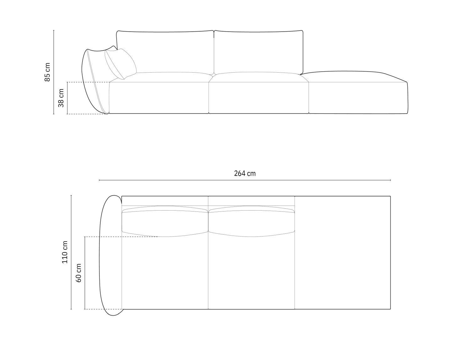 Dīvāns Delflou 106 (Over The Horizon 99)