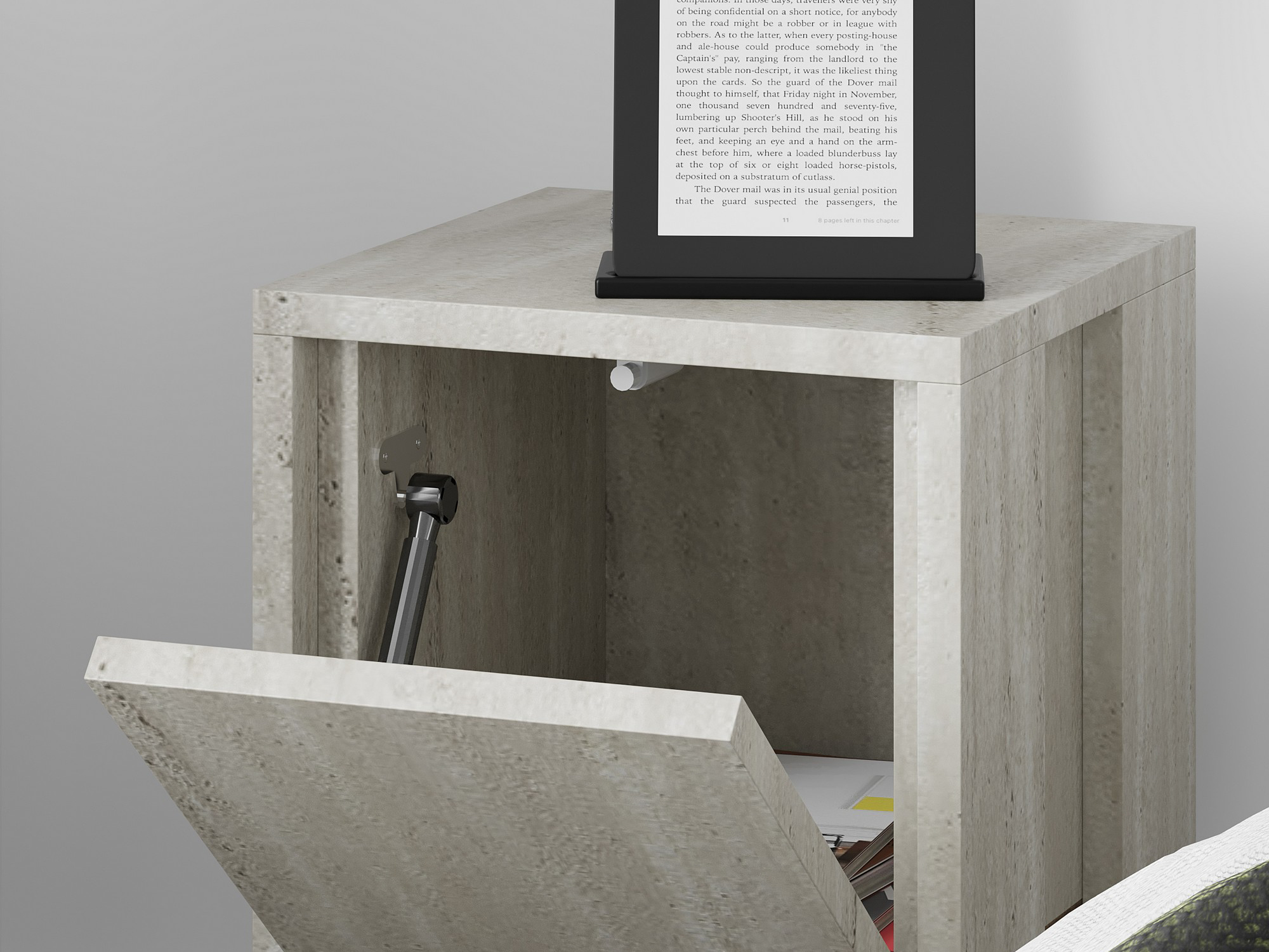 Naktsgaldiņš Kailua 398 (Gaišs travertīns)