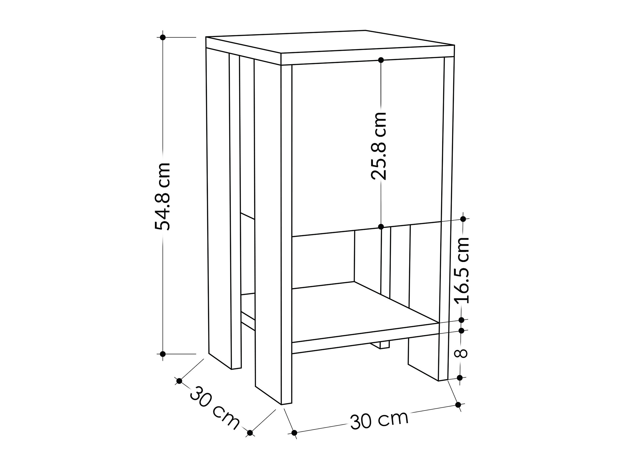 Naktsgaldiņš Kailua 398 (Tumšs koks)
