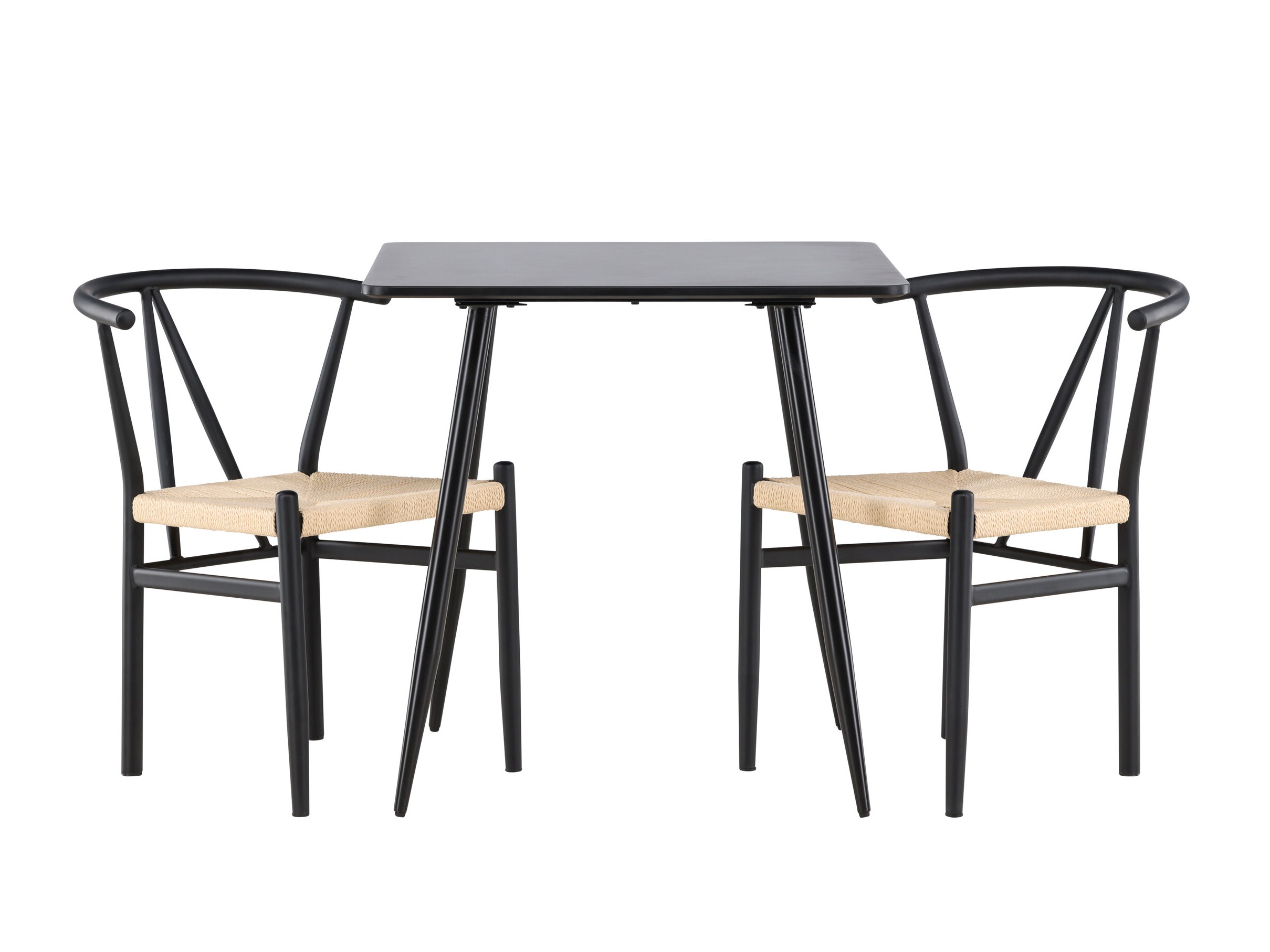 Обеденный гарнитур Dallas 4920 (Чёрный + Светло-коричневый)