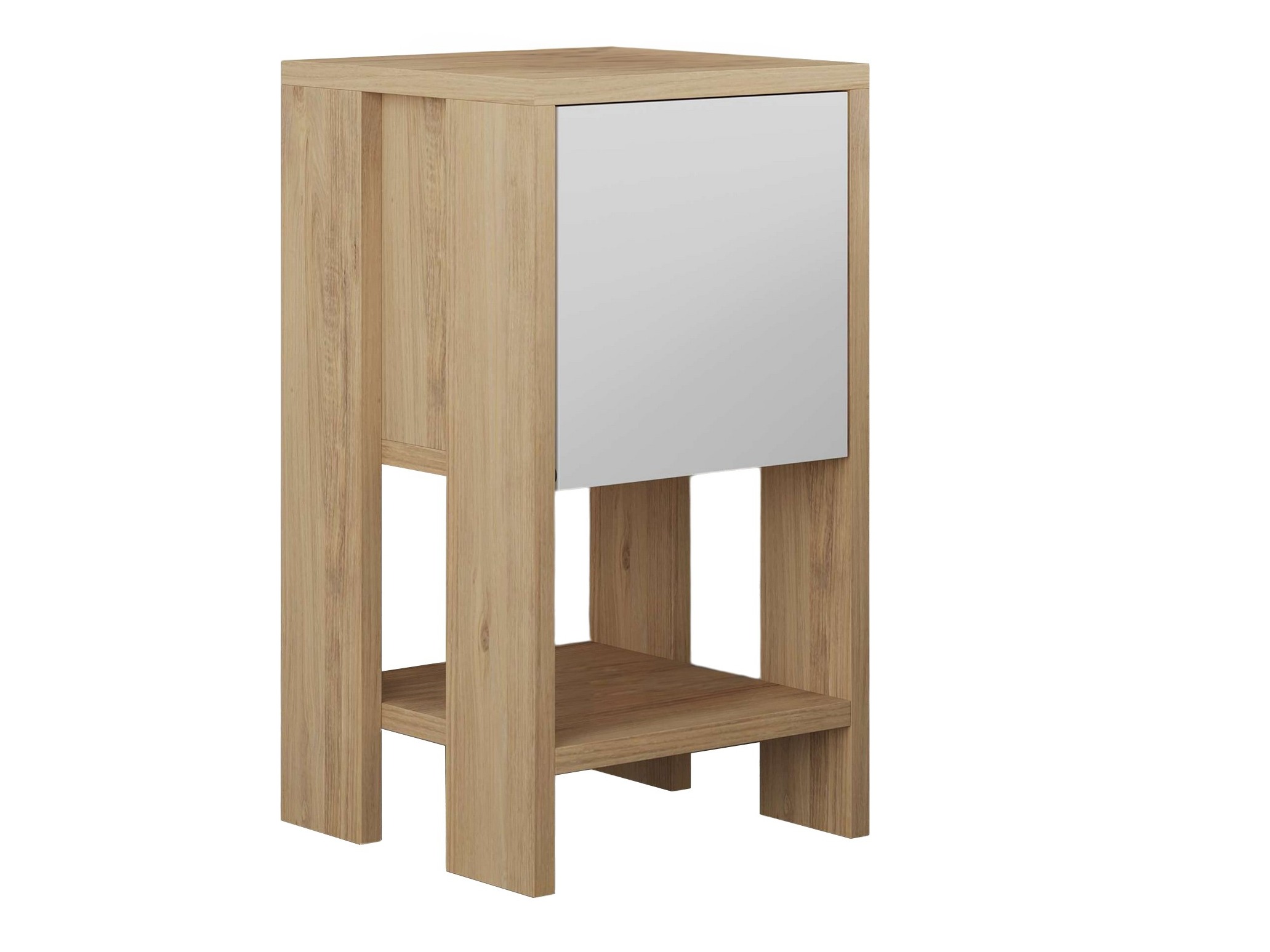 Прикроватная тумбочка Kailua 398 (Дуб + Белый)