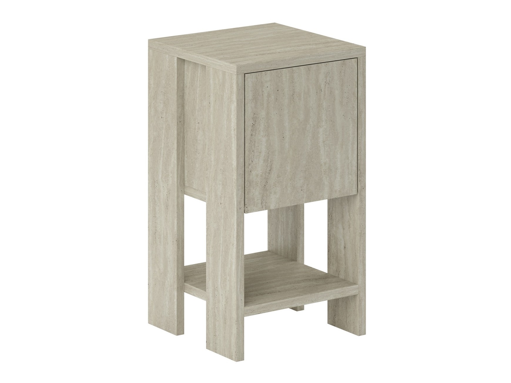 Прикроватная тумбочка Kailua 398 (Светлый травертин)