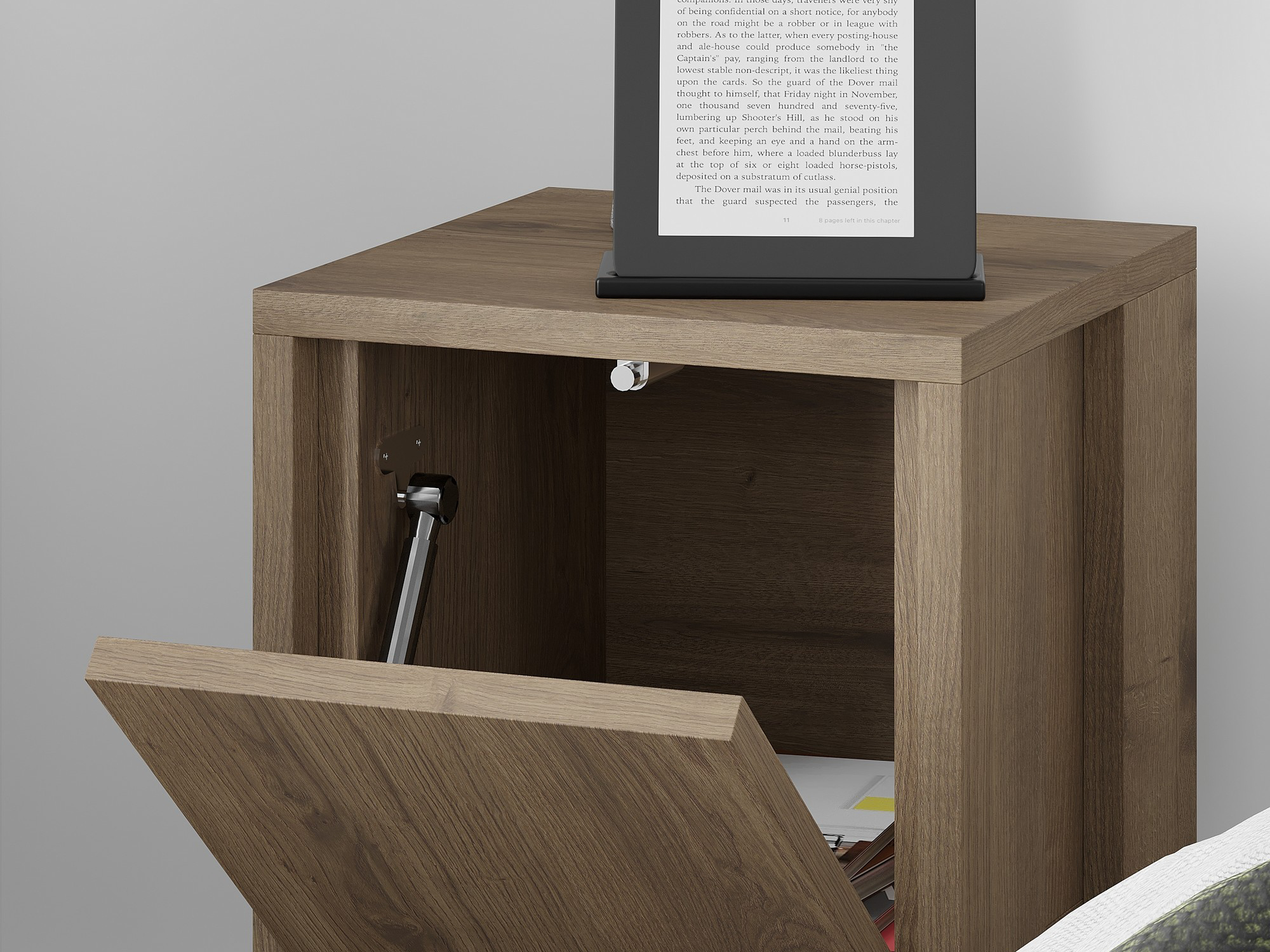 Прикроватная тумбочка Kailua 398 (Темное дерево)