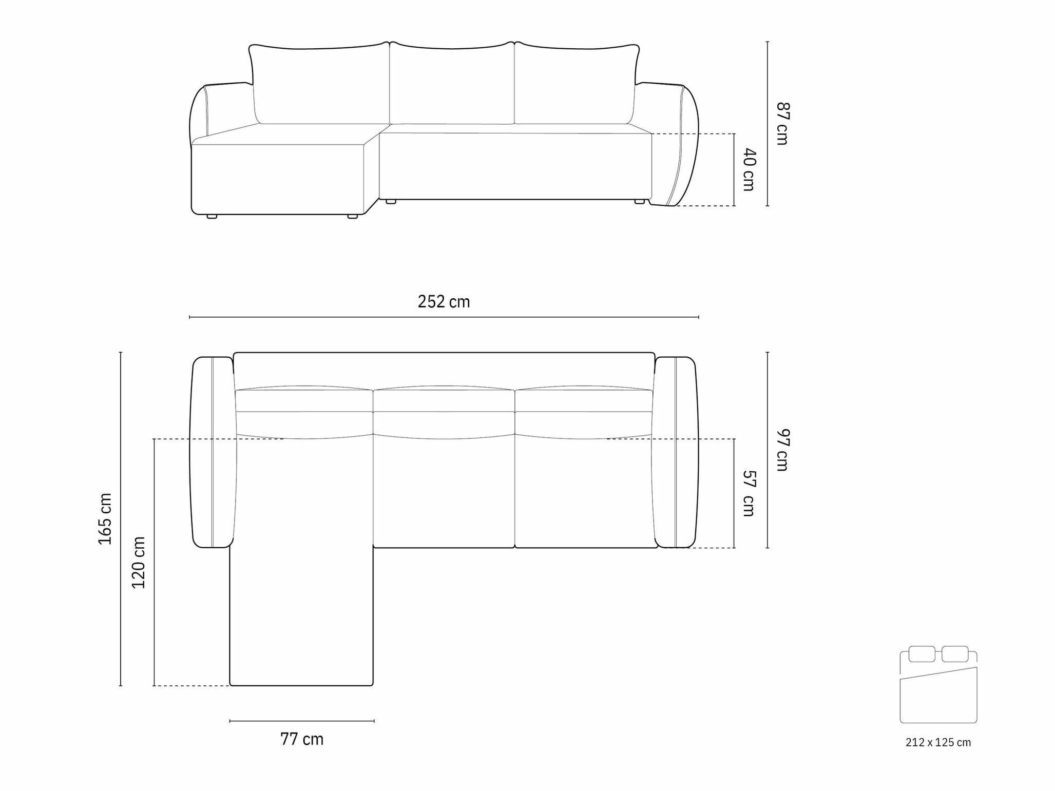 Угловой диван Delflou 109 (Haga 23)