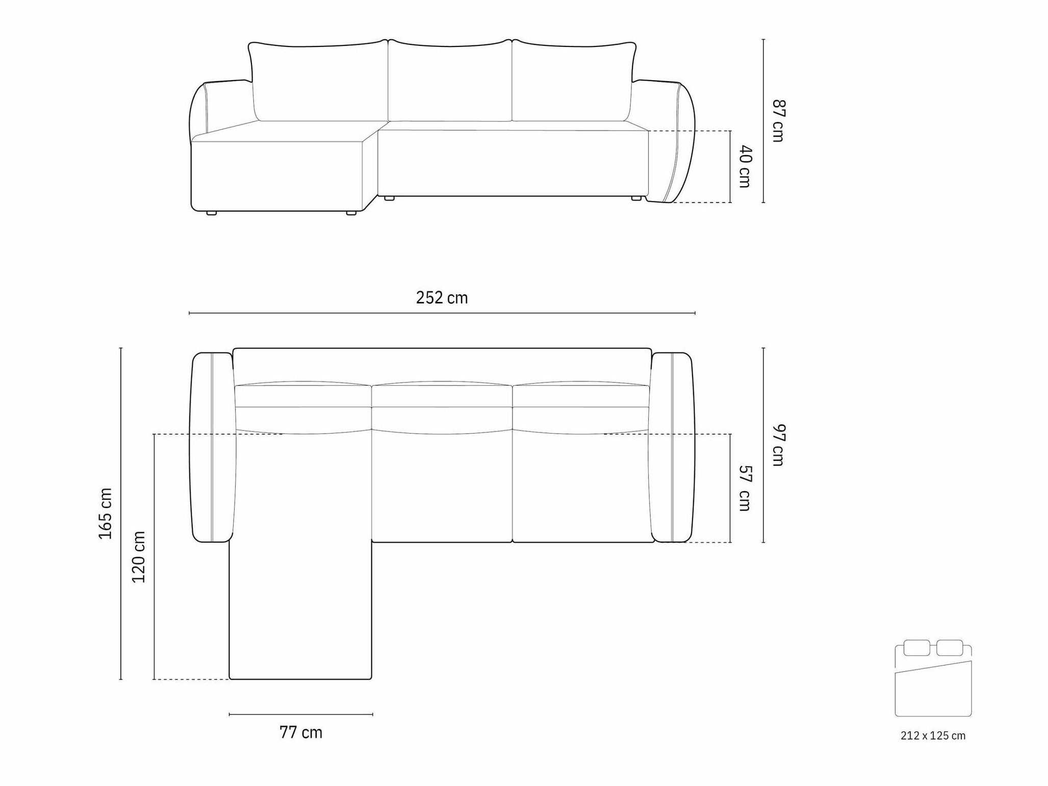 Угловой диван Delflou 109 (Haga 23)