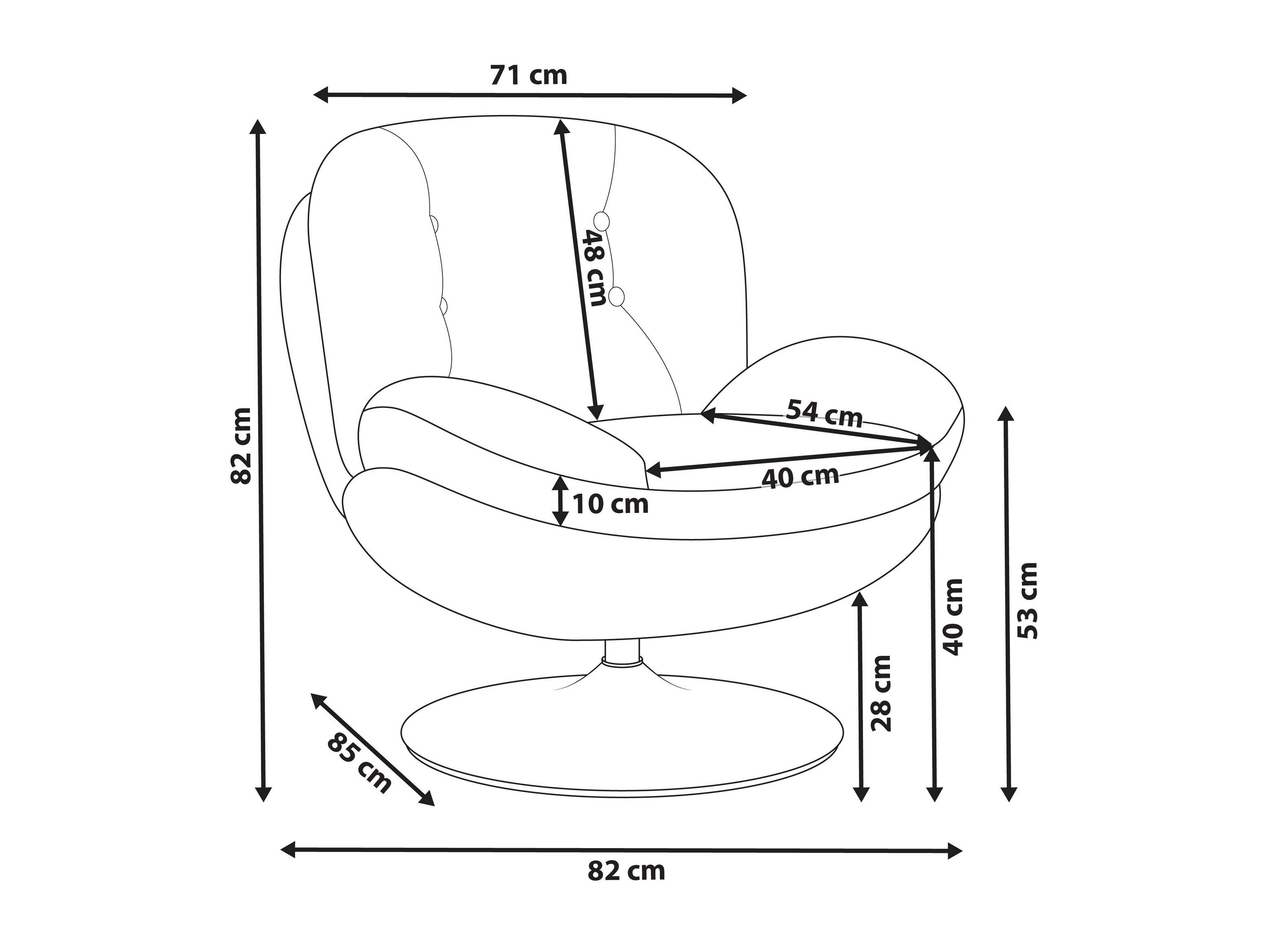 Кресло Berwyn 2556 (Светло-бежевый)
