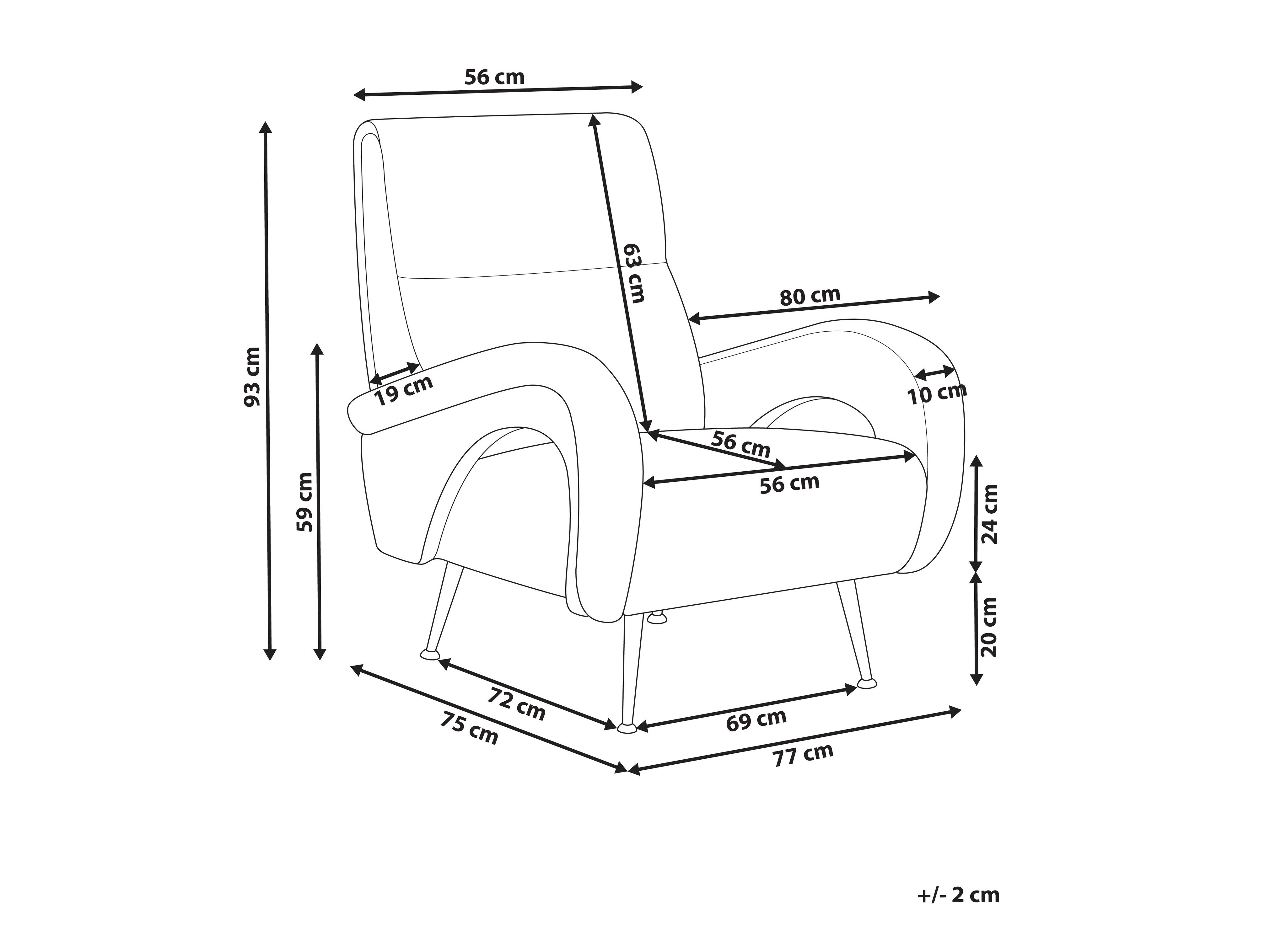 Krēsls Berwyn 1349 (Zaļš)