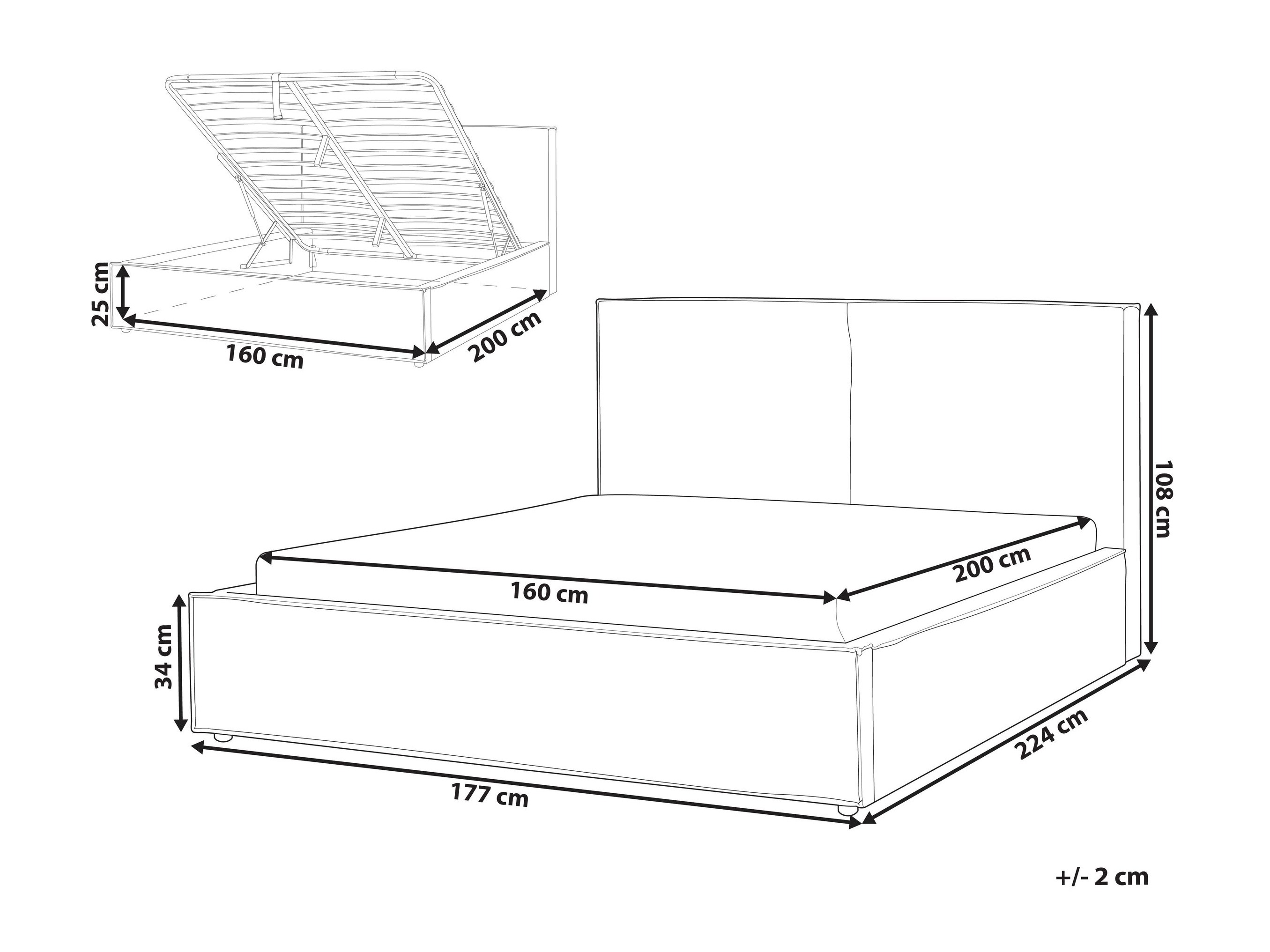 Кровать Berwyn 1290 (Серый)