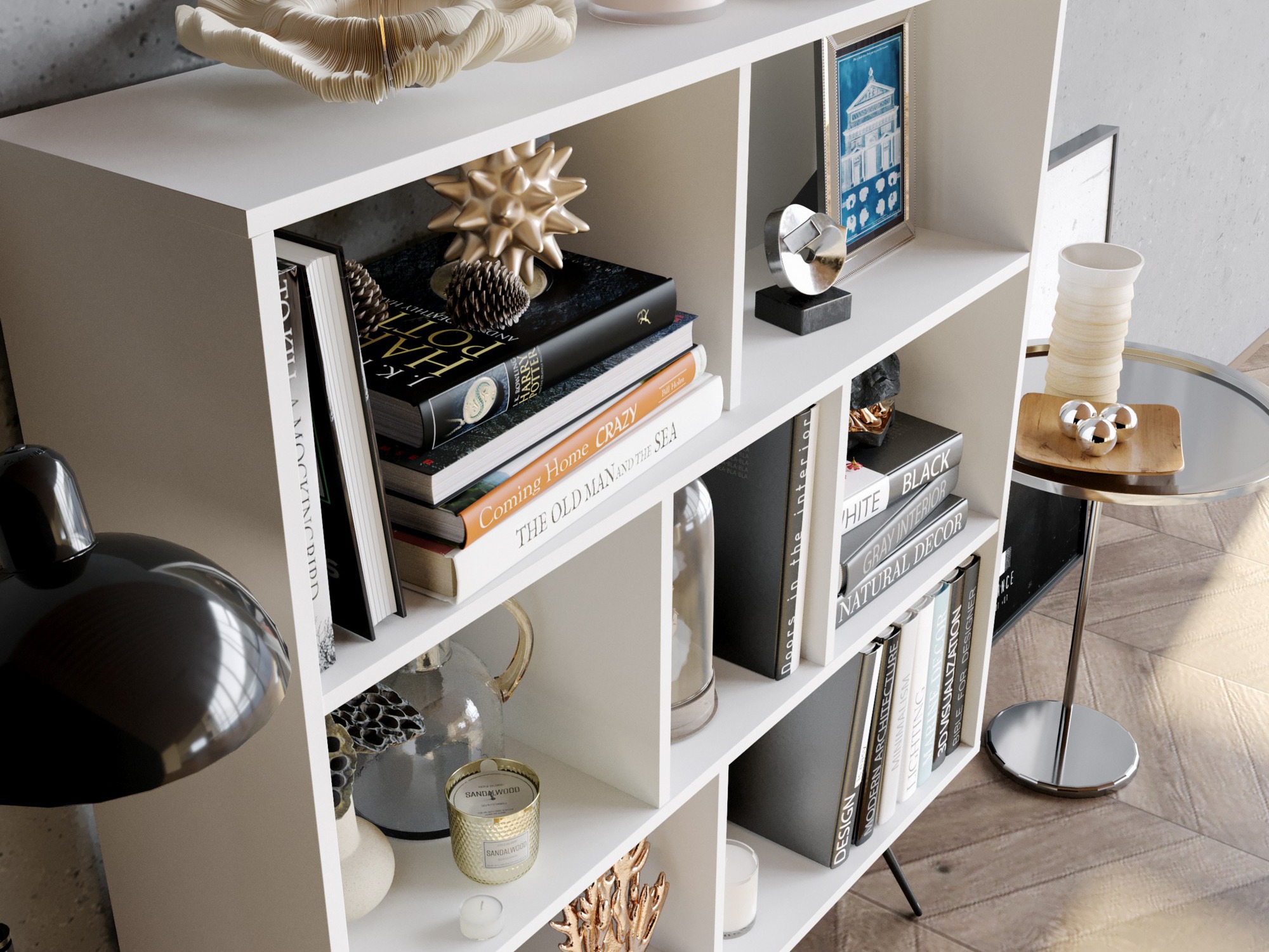 Plaukts Asheboro 187 (Balts)