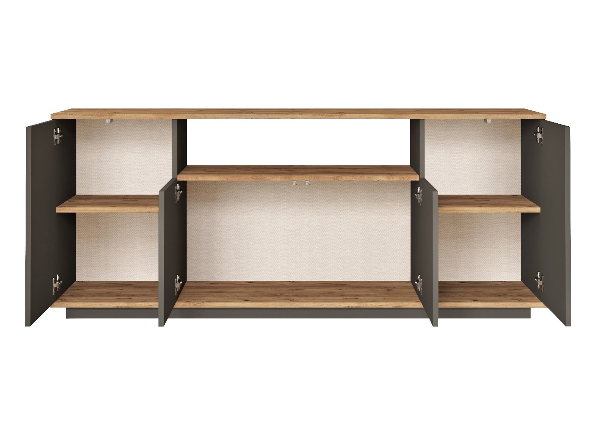 Шкафчик Kailua 2660 (Антрацит + Сосна)