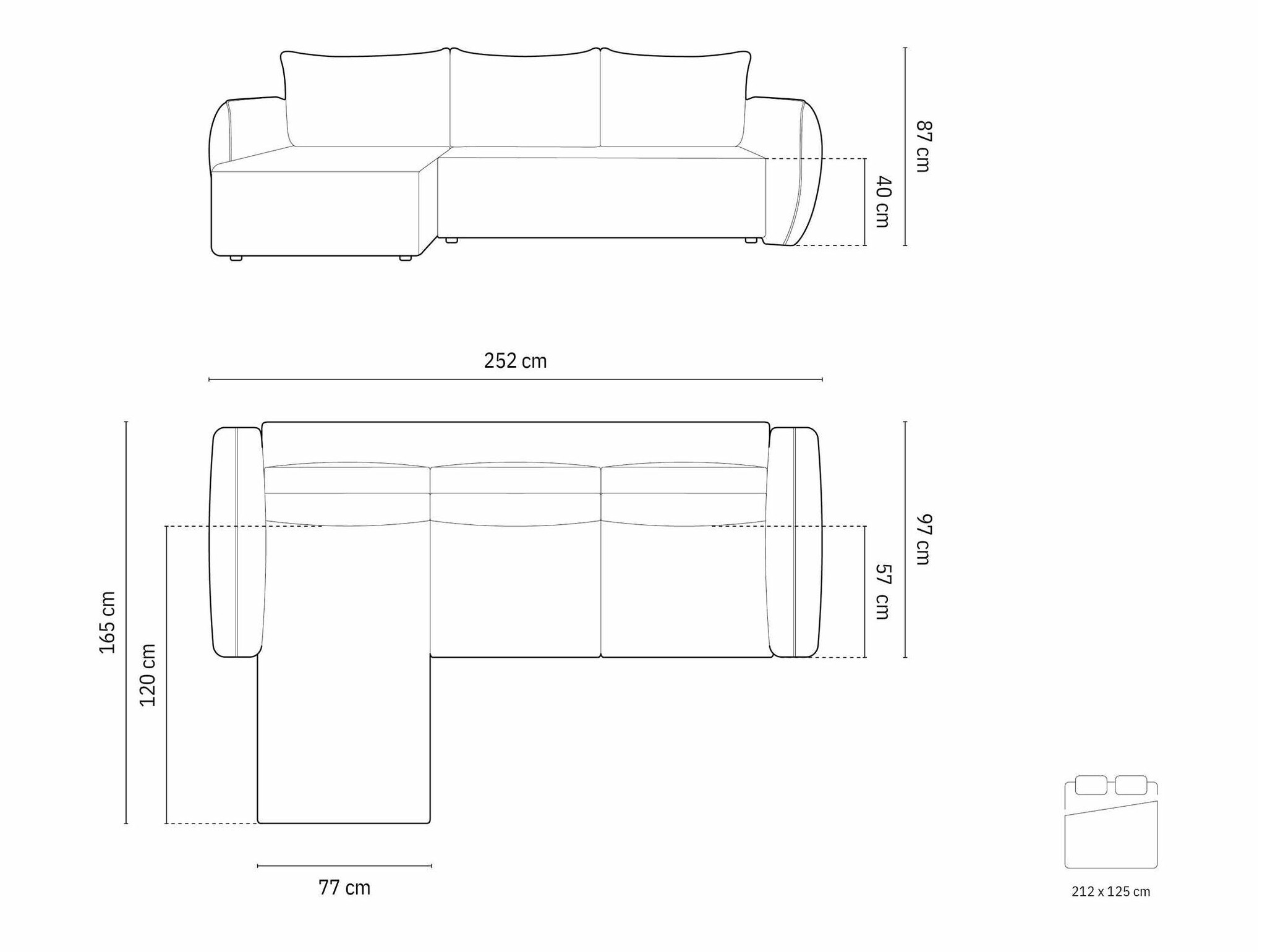 Stūra dīvāns Delflou 109 (Haga 86)