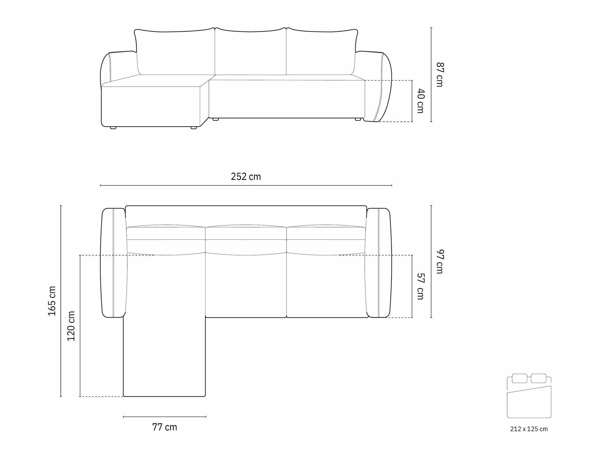 Угловой диван Delflou 109 (Haga 06)