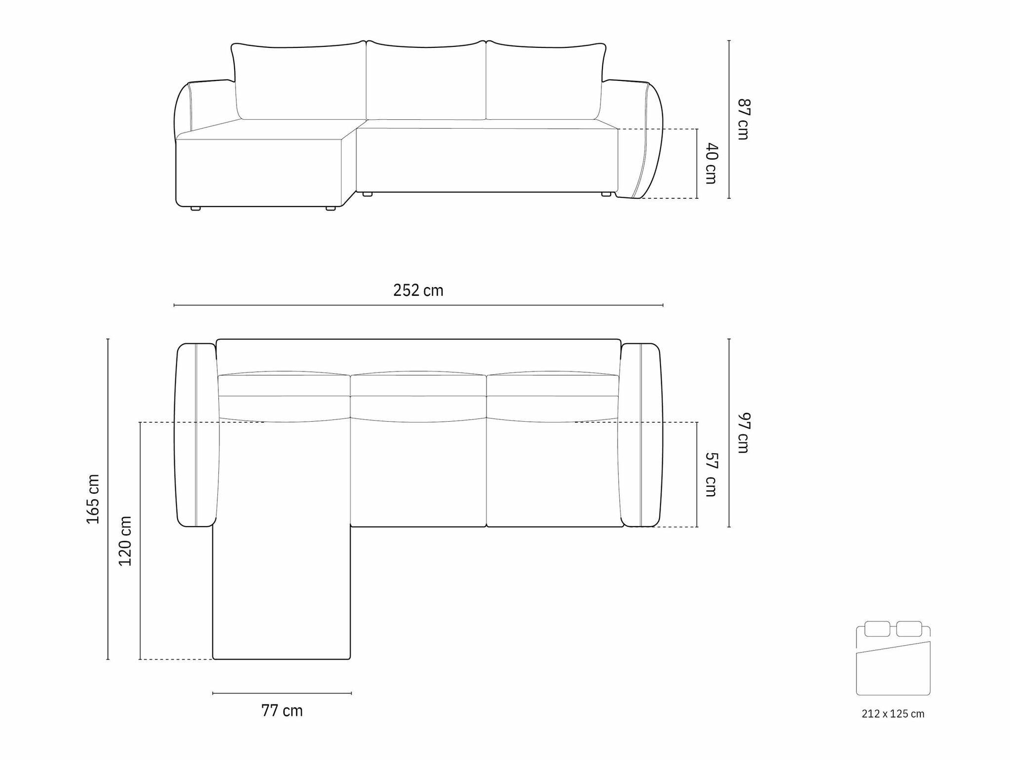 Угловой диван Delflou 109 (Haga 16)