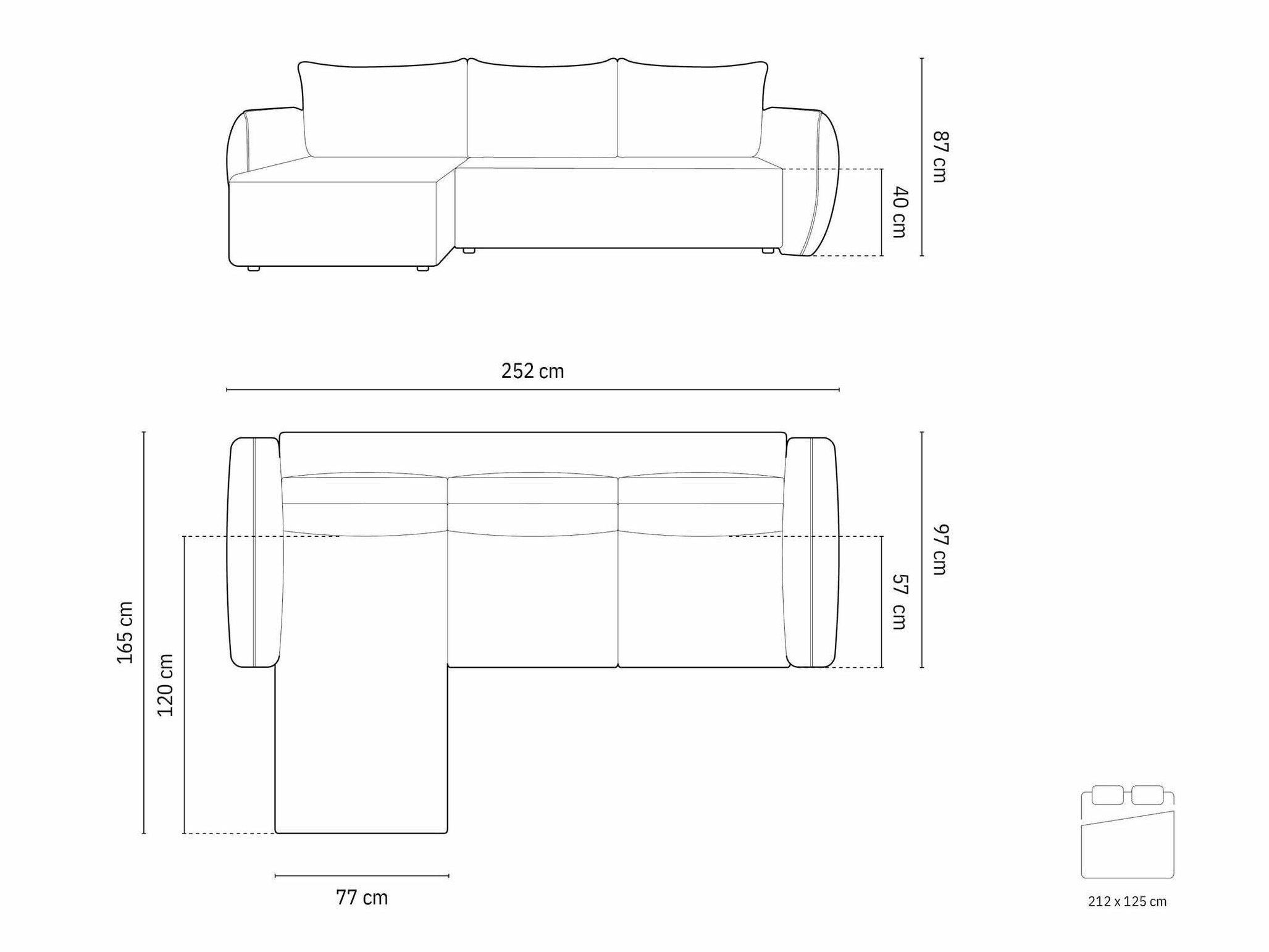 Угловой диван Delflou 109 (Haga 16)