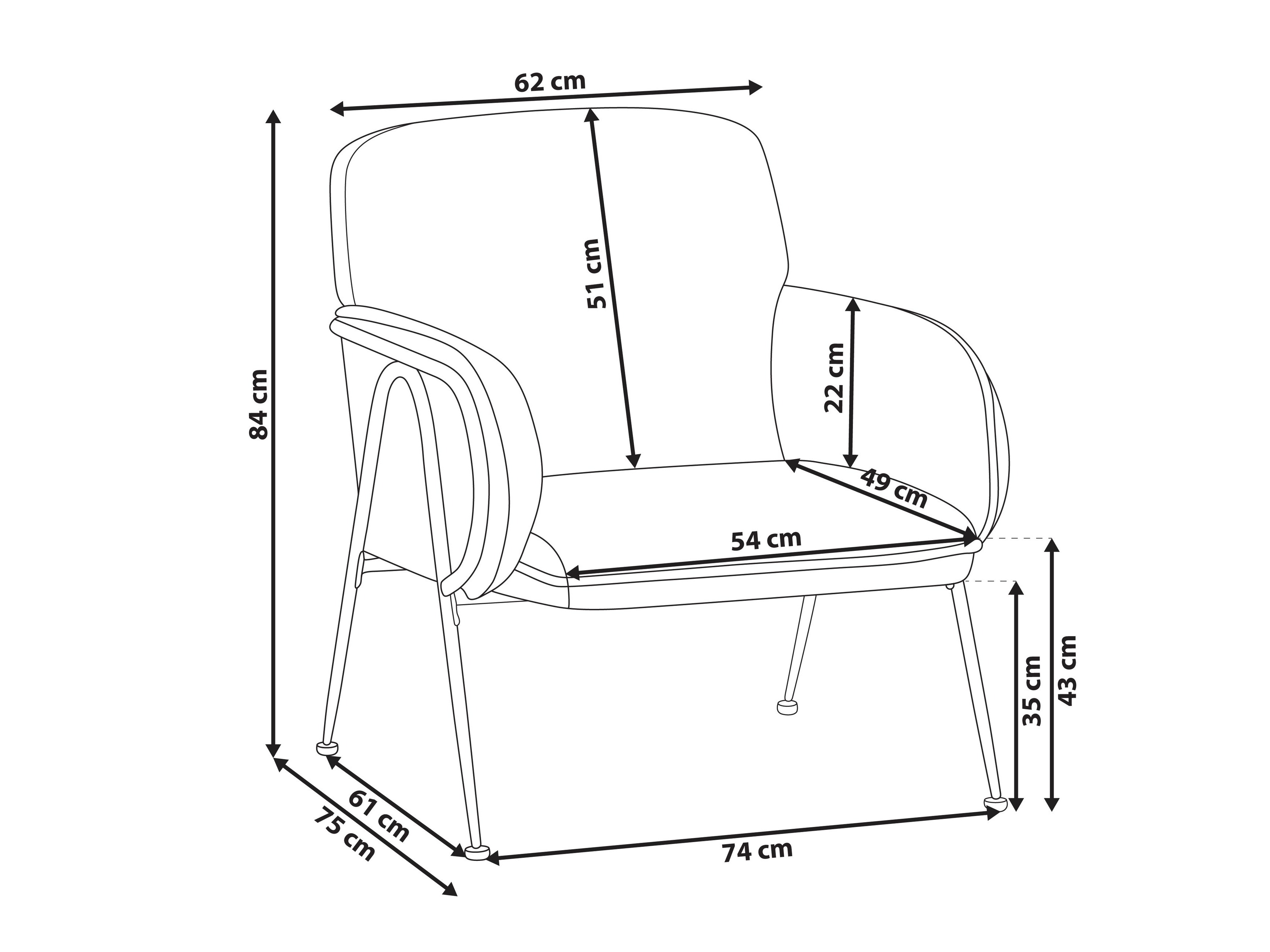 Кресло Berwyn 2815 (Серый)