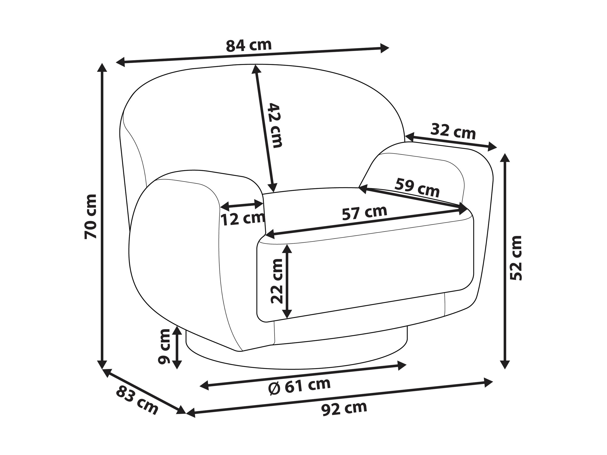 Кресло Berwyn 2817 (Taupe)