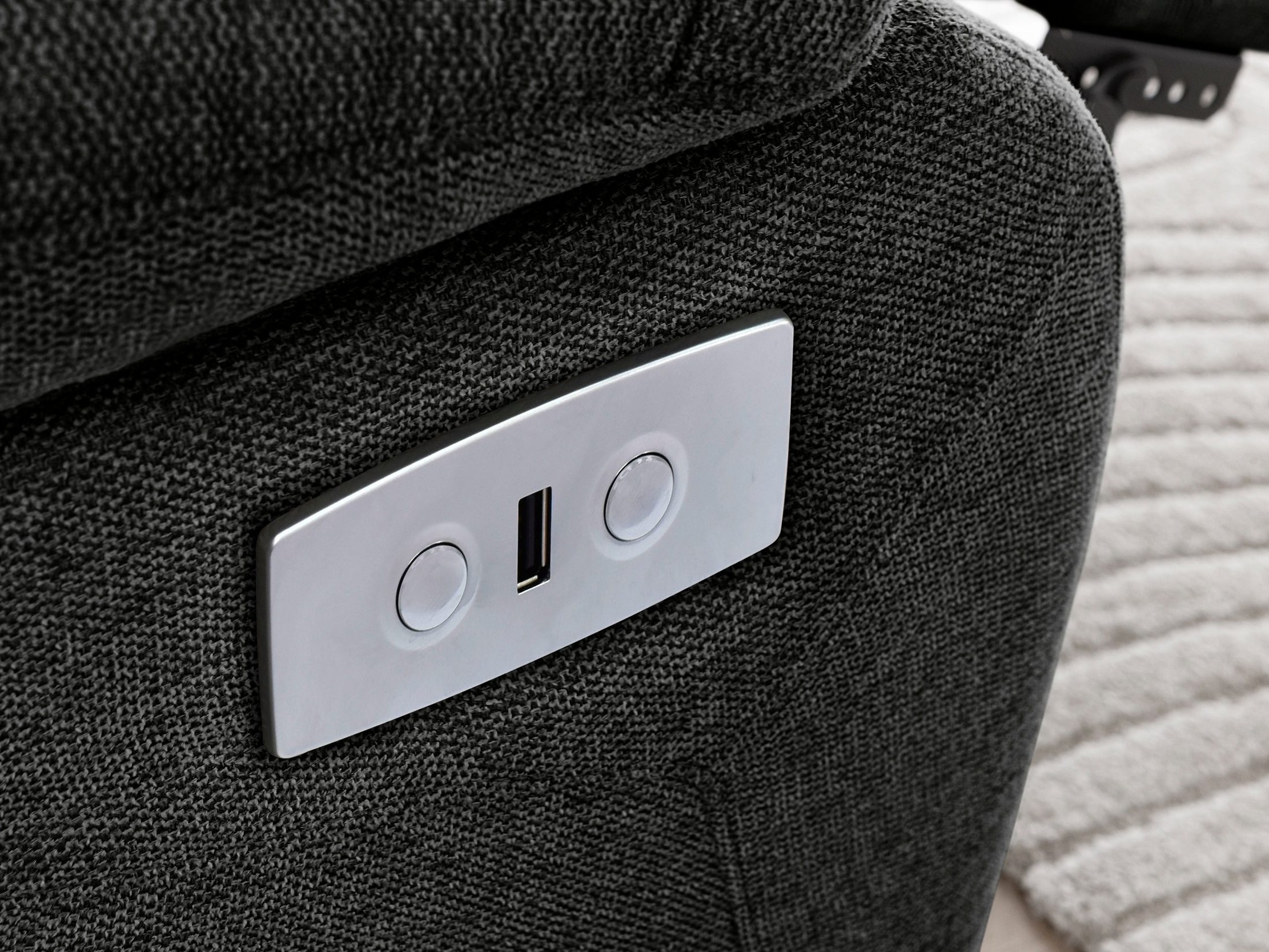 Krēsls reglainer Denton 1324 (Antracīts)