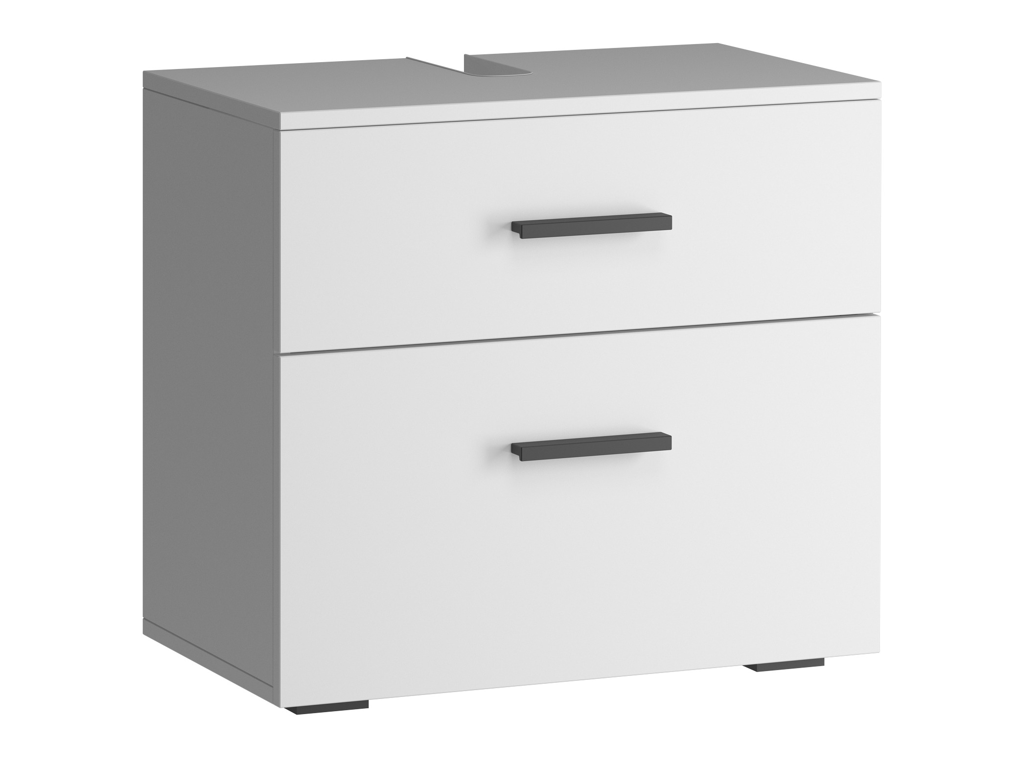 Stāvošs vannas istabas skapītis izlietnei Larlori 100 (Balts)