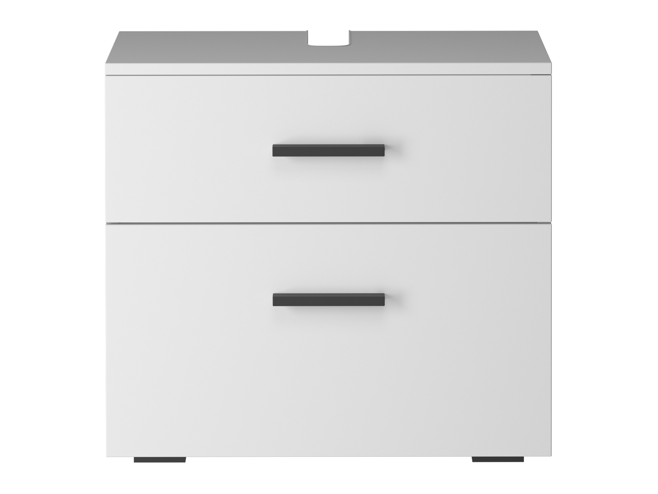 Stāvošs vannas istabas skapītis izlietnei Larlori 100 (Balts)