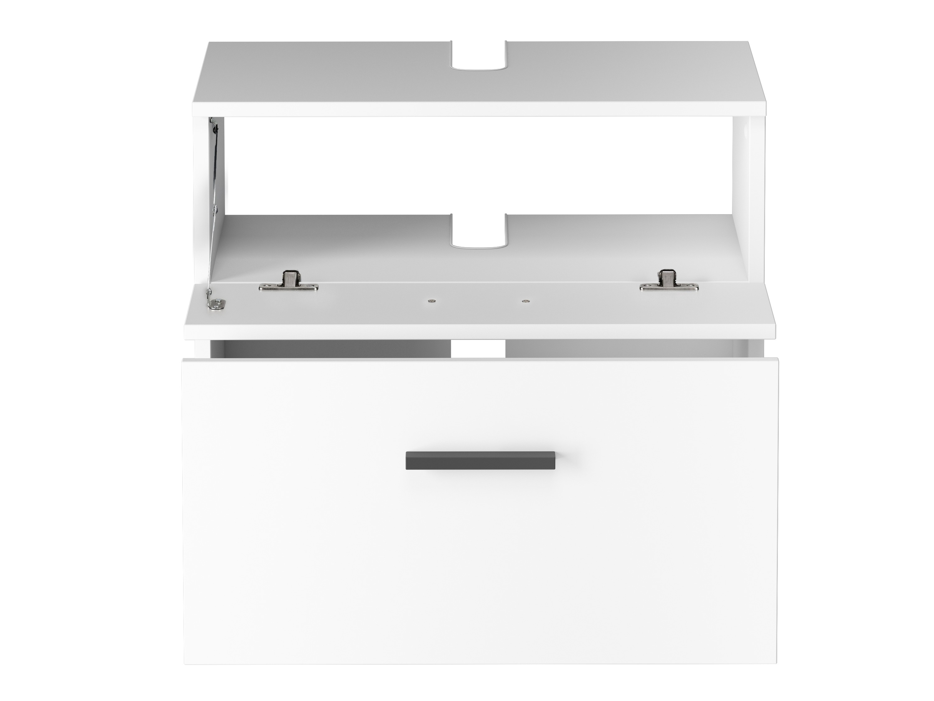 Stāvošs vannas istabas skapītis izlietnei Larlori 100 (Balts)