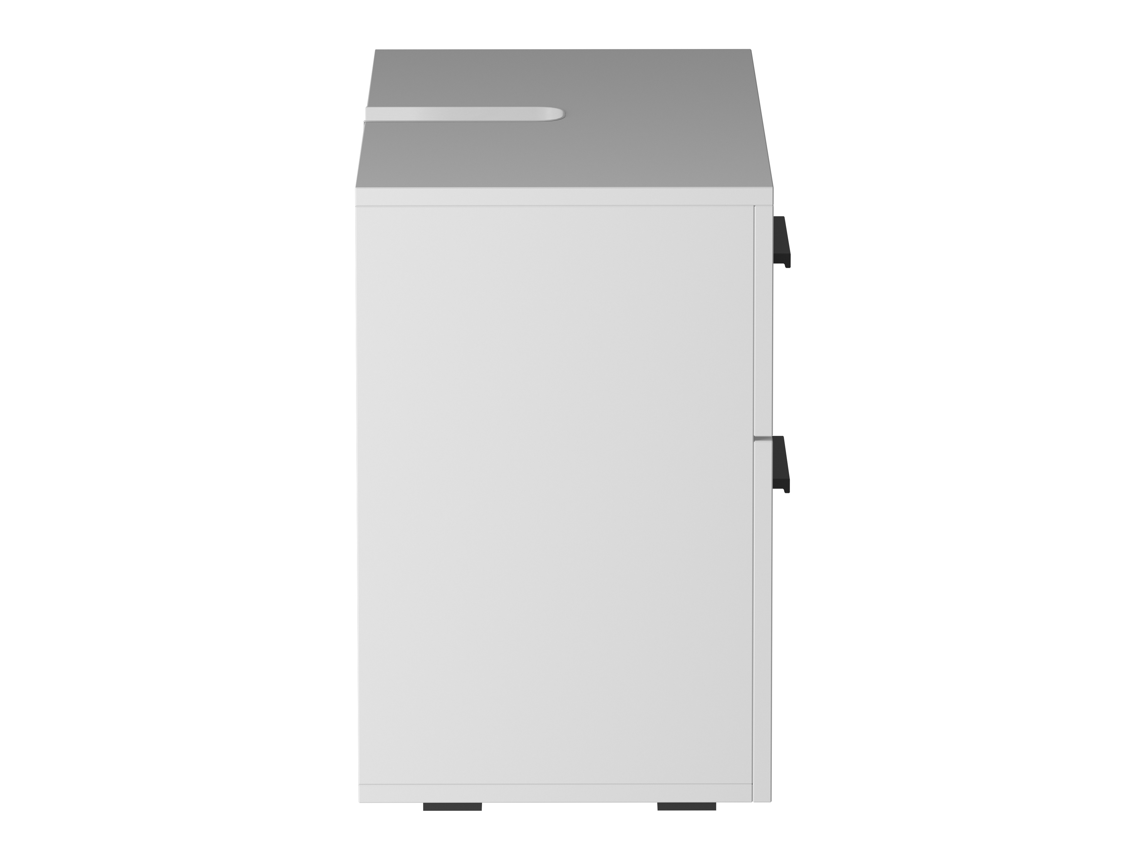 Stāvošs vannas istabas skapītis izlietnei Larlori 100 (Balts)