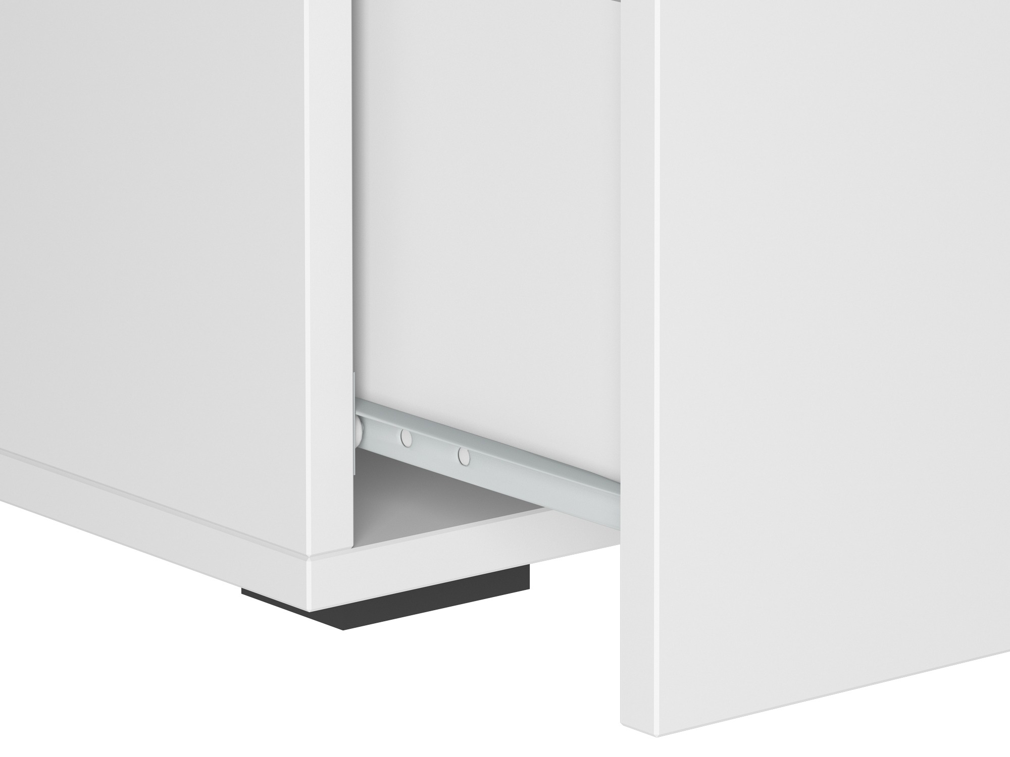 Stāvošs vannas istabas skapītis izlietnei Larlori 100 (Balts)