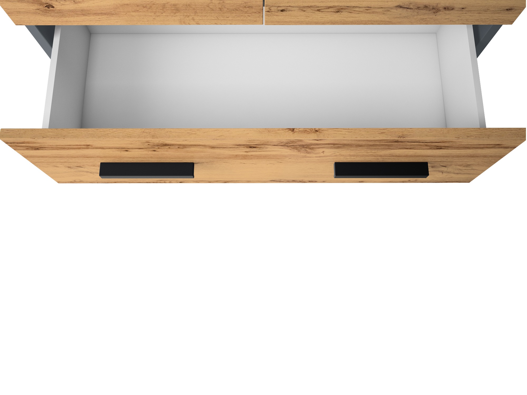 Stāvošs vannas skapītis Larlori 107 (Antracīts + Ozols)