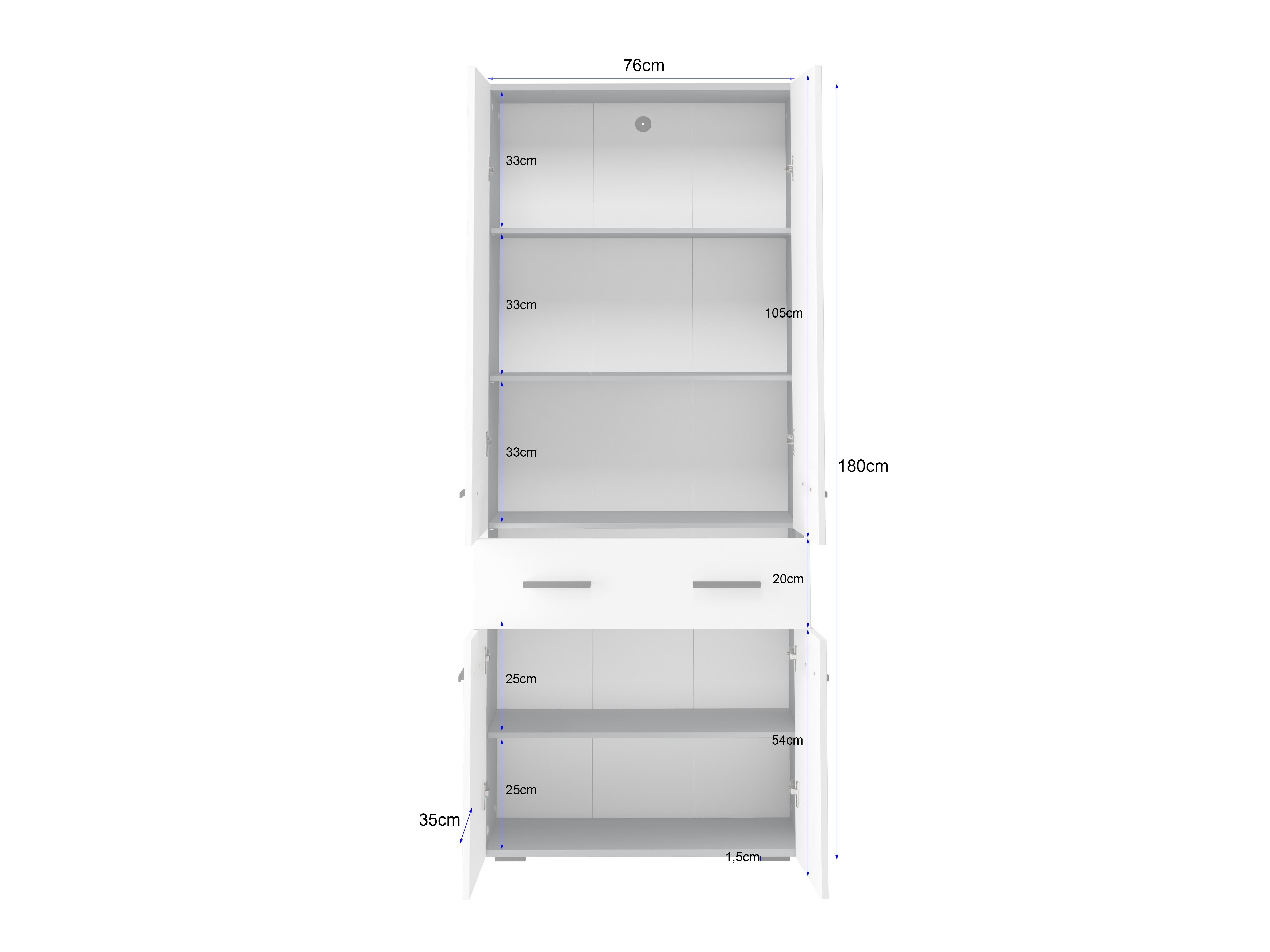 Stāvošs vannas skapītis Larlori 107 (Antracīts + Ozols)