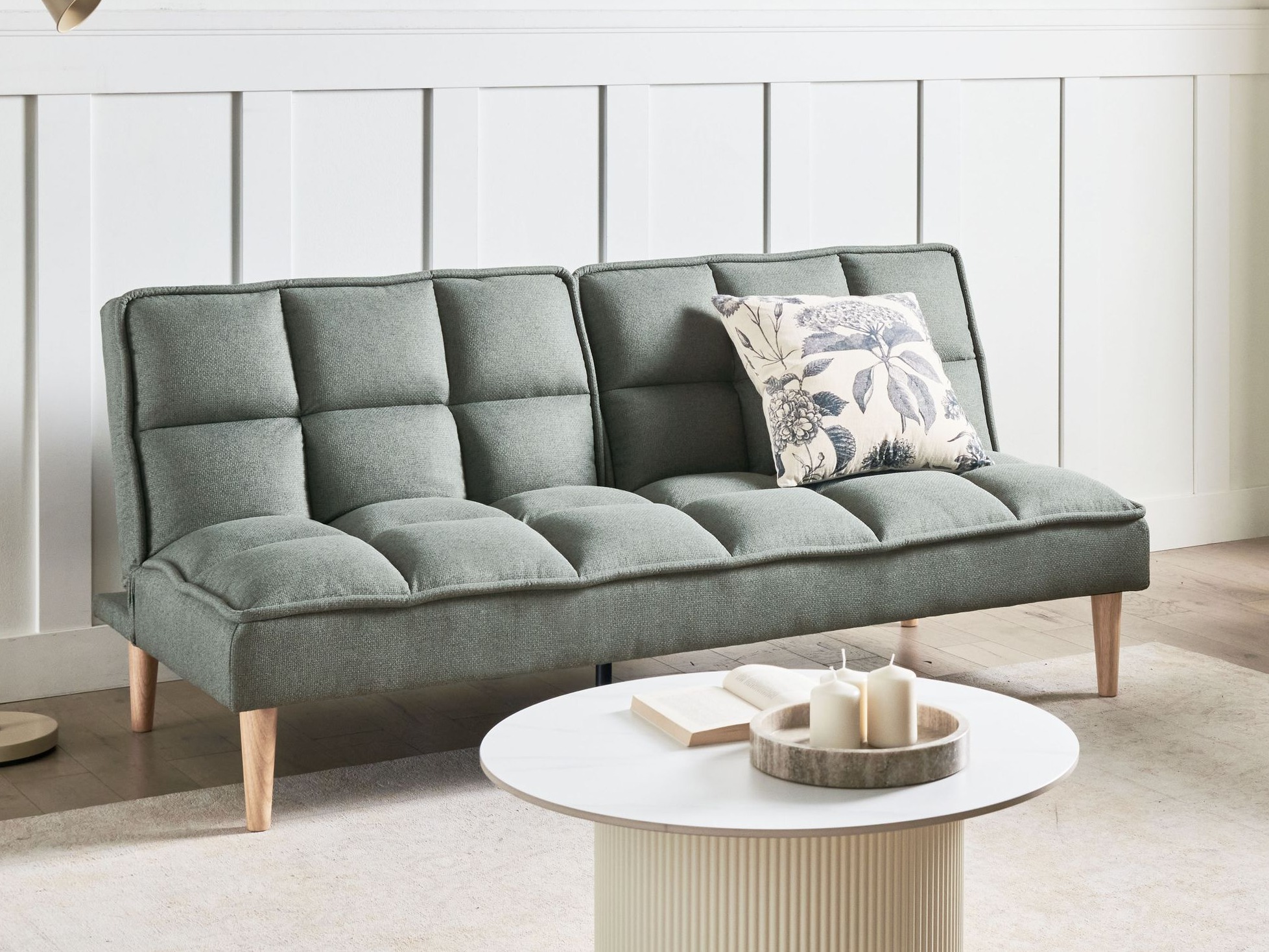 Dīvāns gulta Berwyn 1554 (Gaiši zaļa)