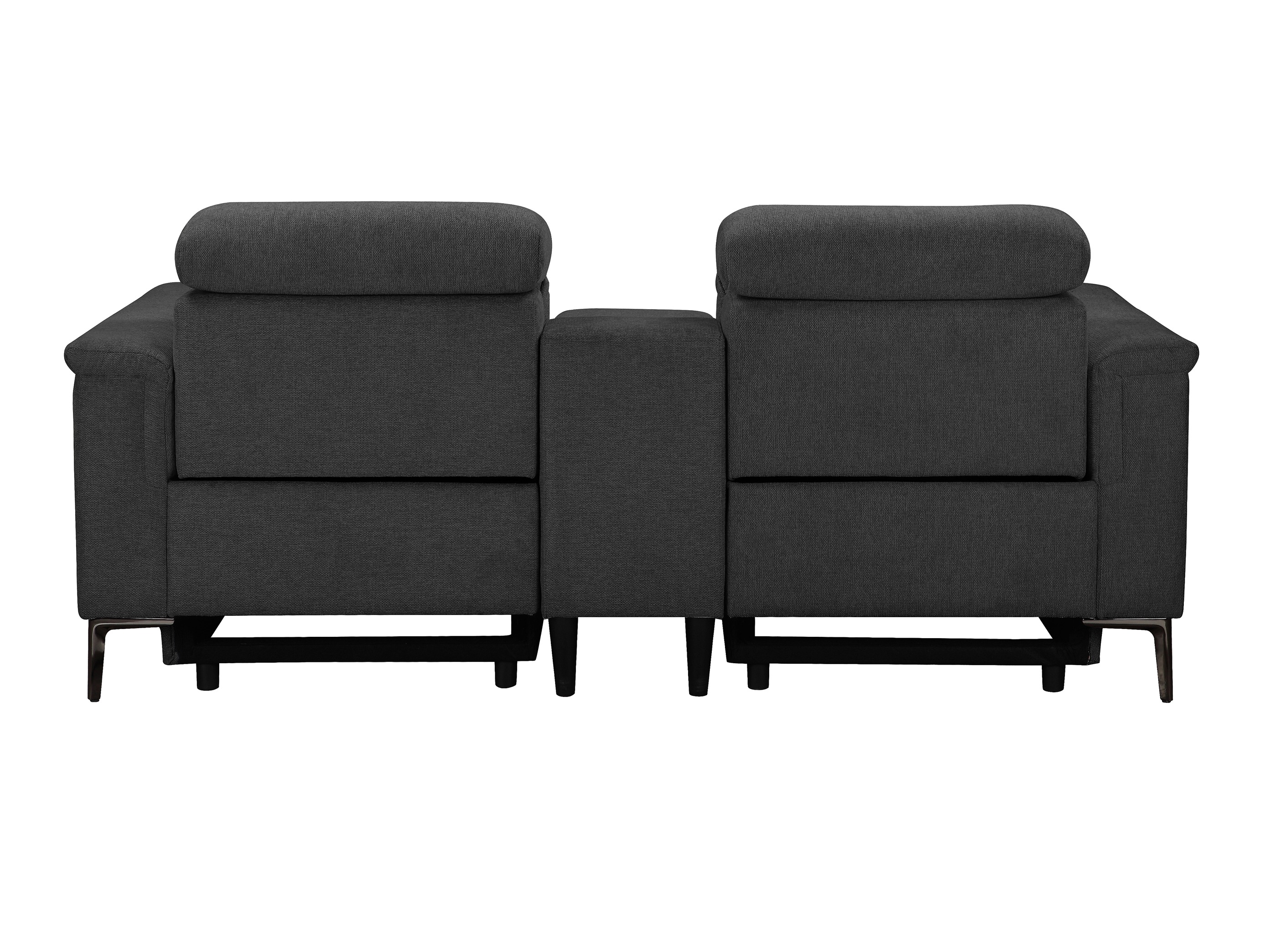 Dīvāns reglainer Denton 1468 (Tumši pelēks)