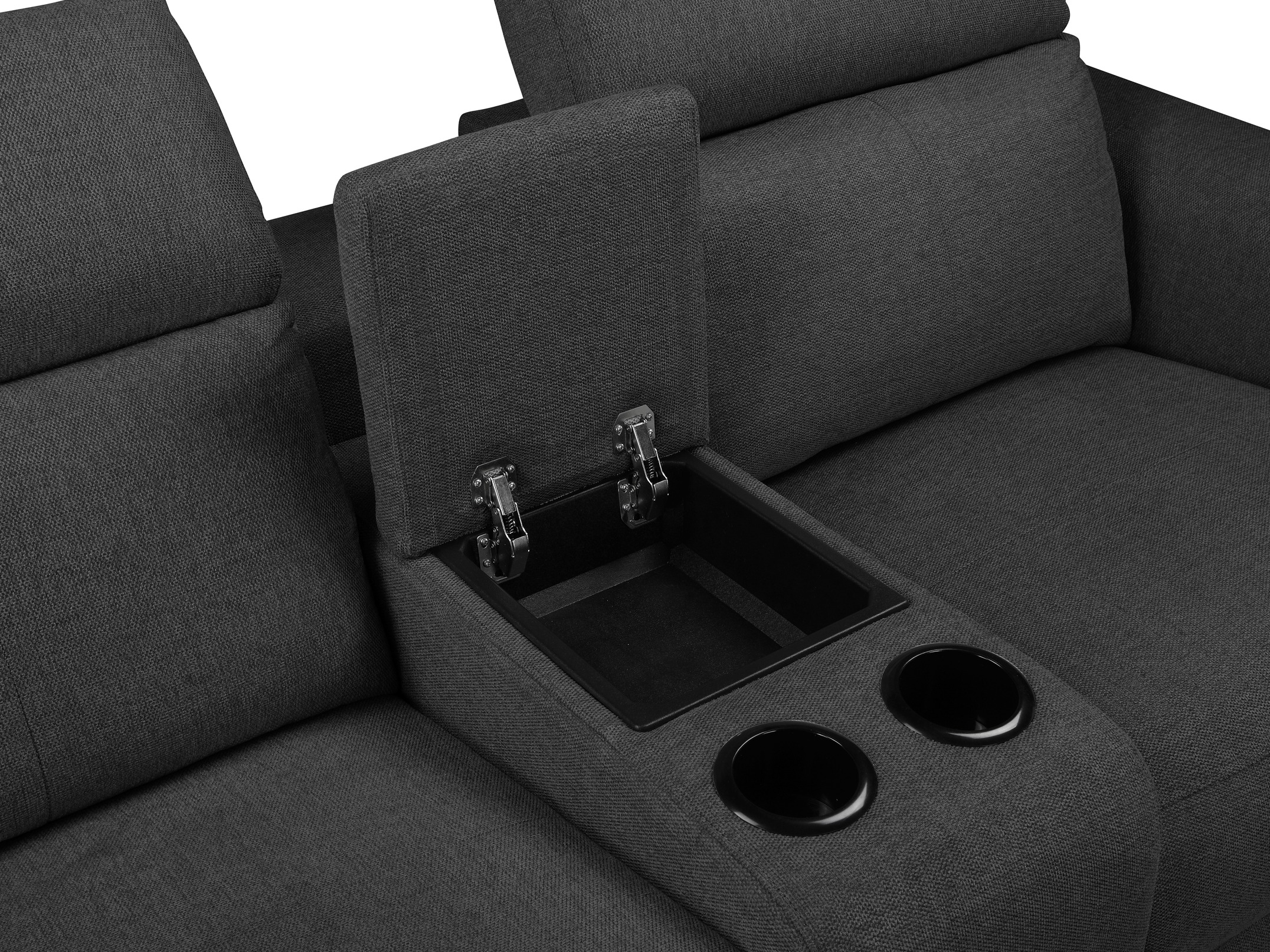 Dīvāns reglainer Denton 1468 (Tumši pelēks)