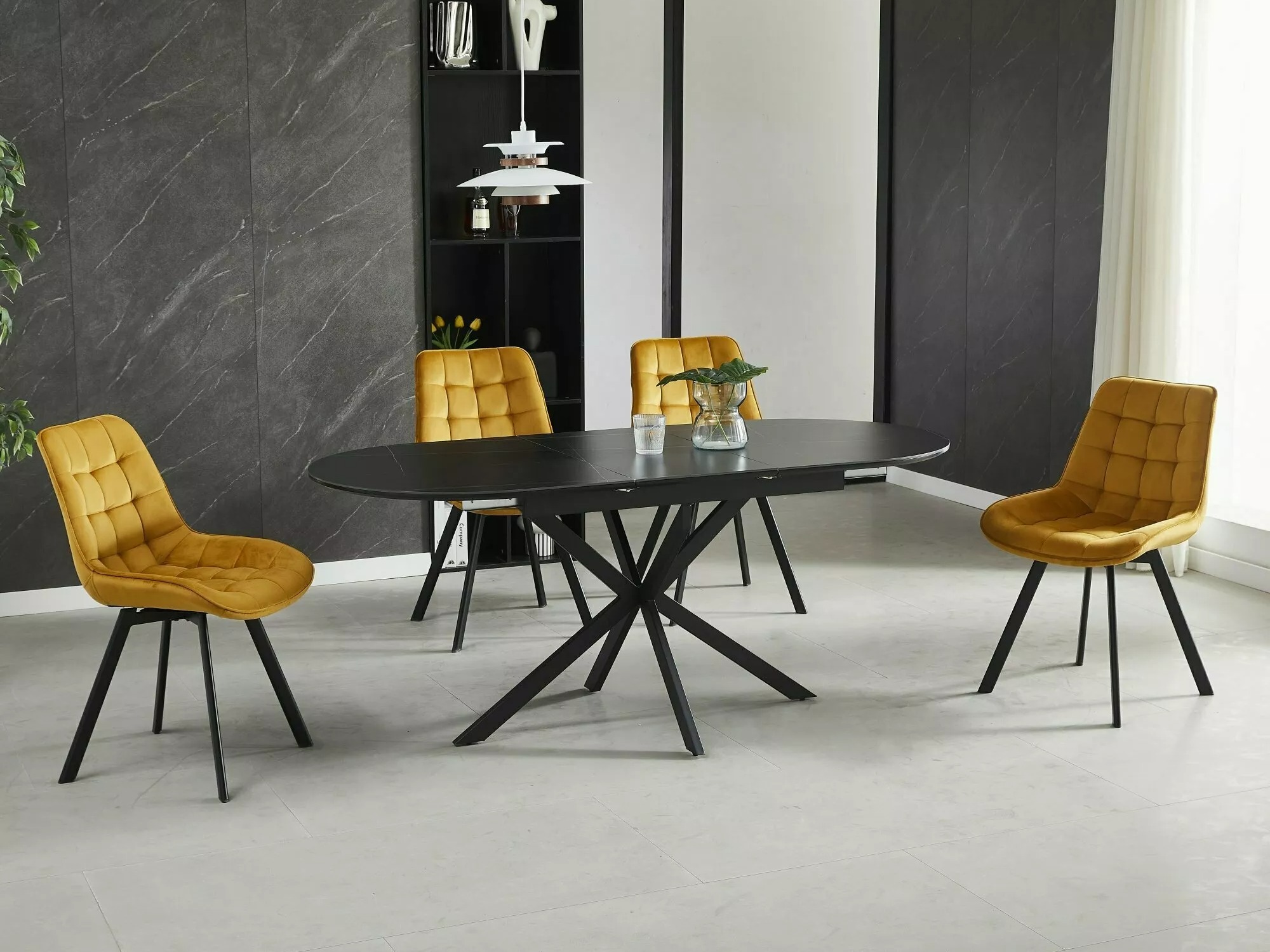 Galds Detroit 862 (Melnais marmors)