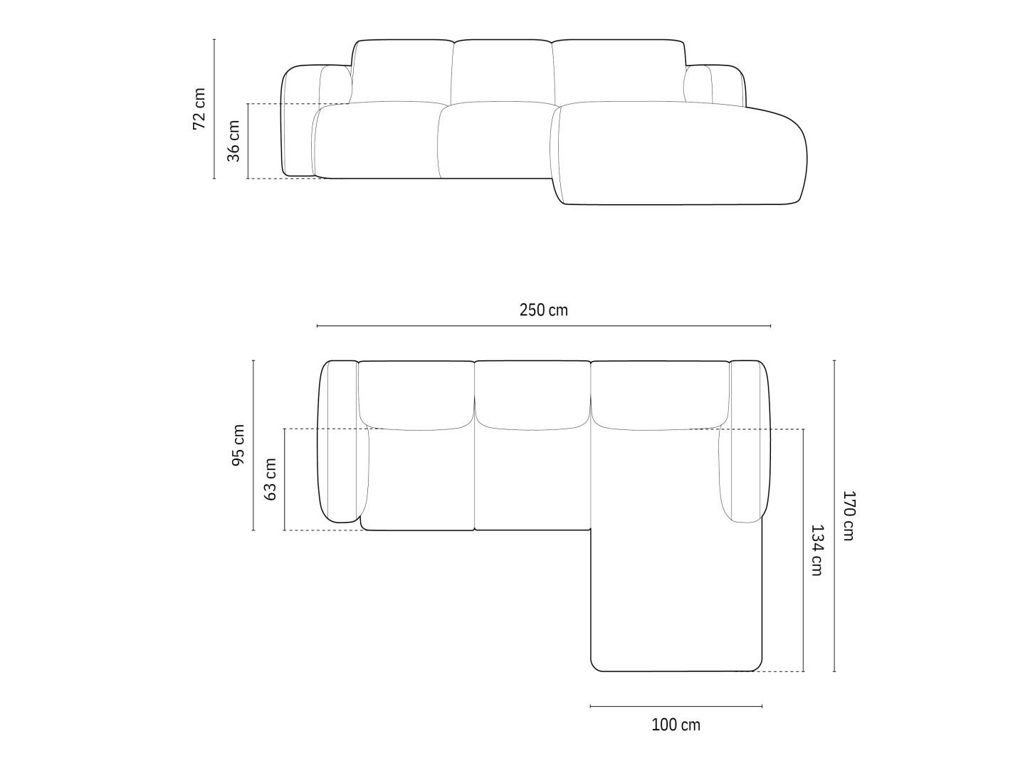 Stūra dīvāns Romtoru 103 (Baloo 2072)