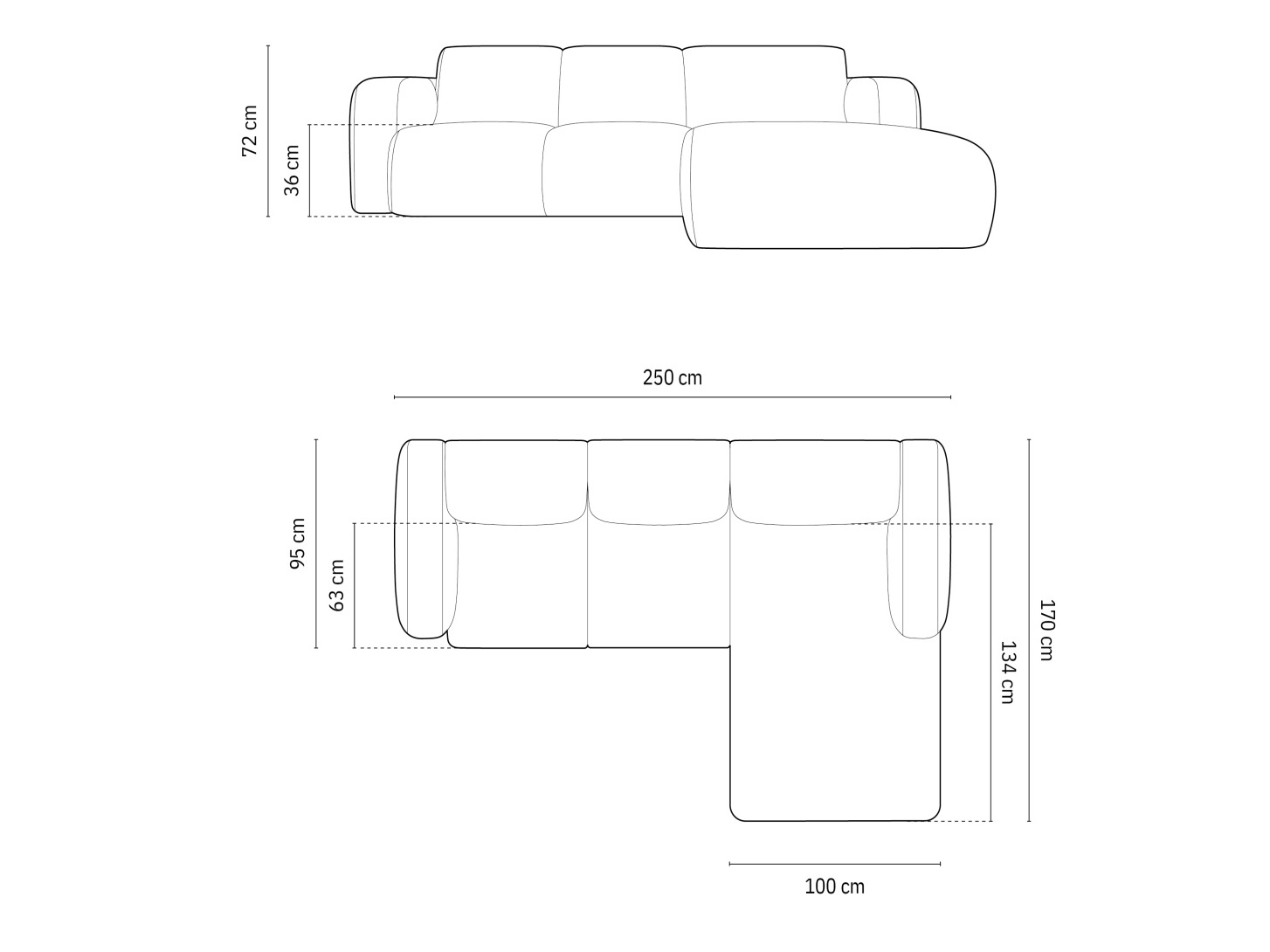Stūra dīvāns Romtoru 103 (Baloo 2074)
