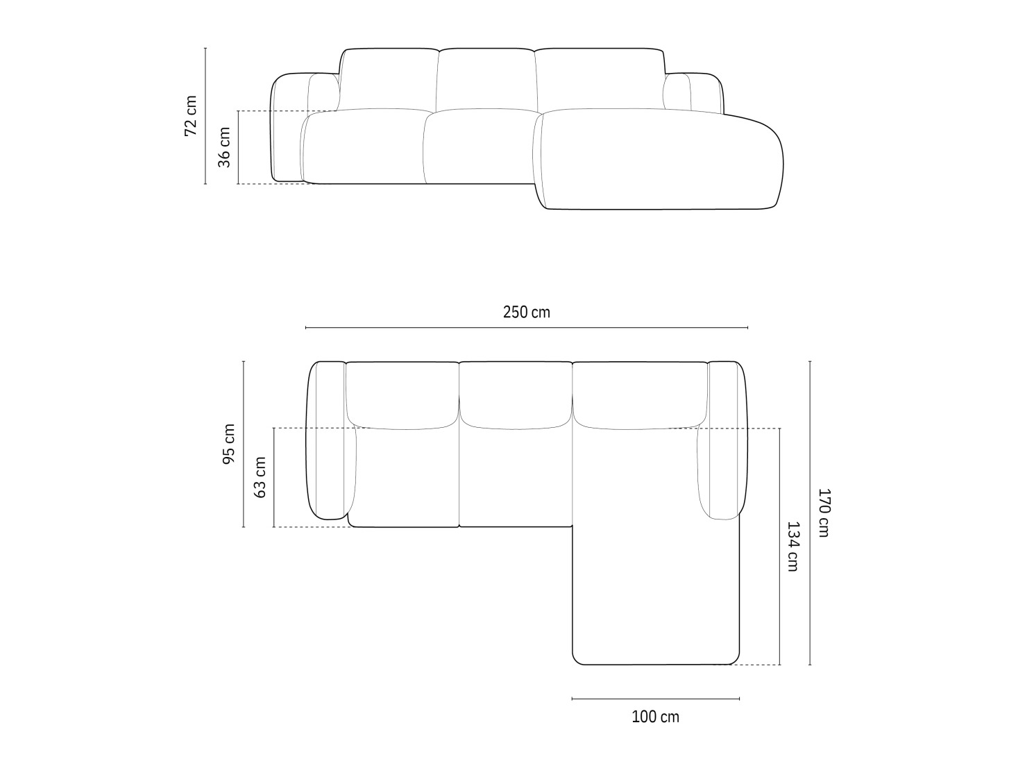 Угловой диван Romtoru 103 (Haga 16)