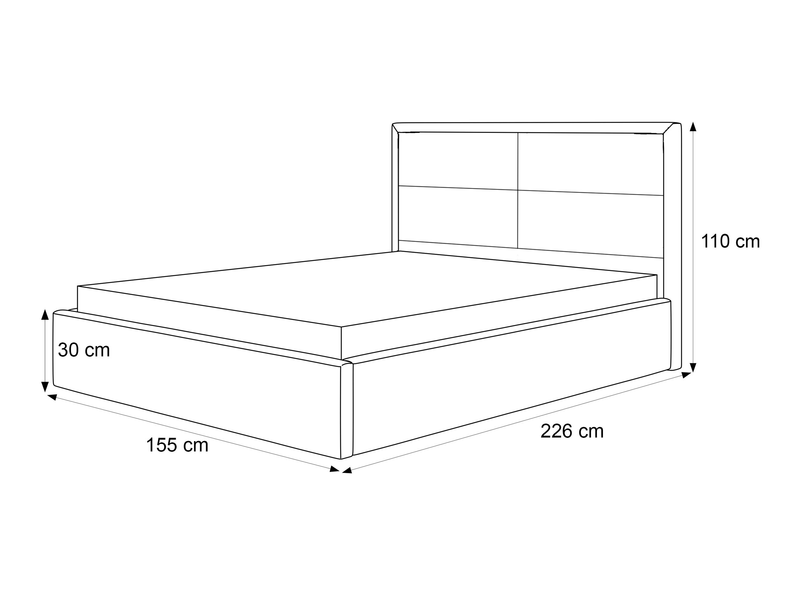 Кровать Martinez 121 (Poso 14 + Kronos 14)