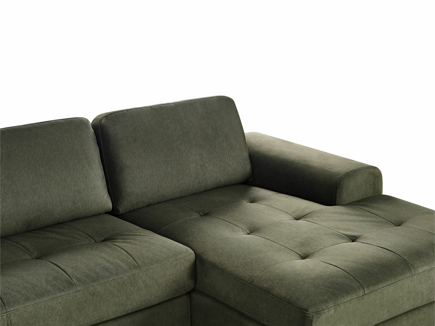 Stūra dīvāns Berwyn 2825 (Tumši zaļš)